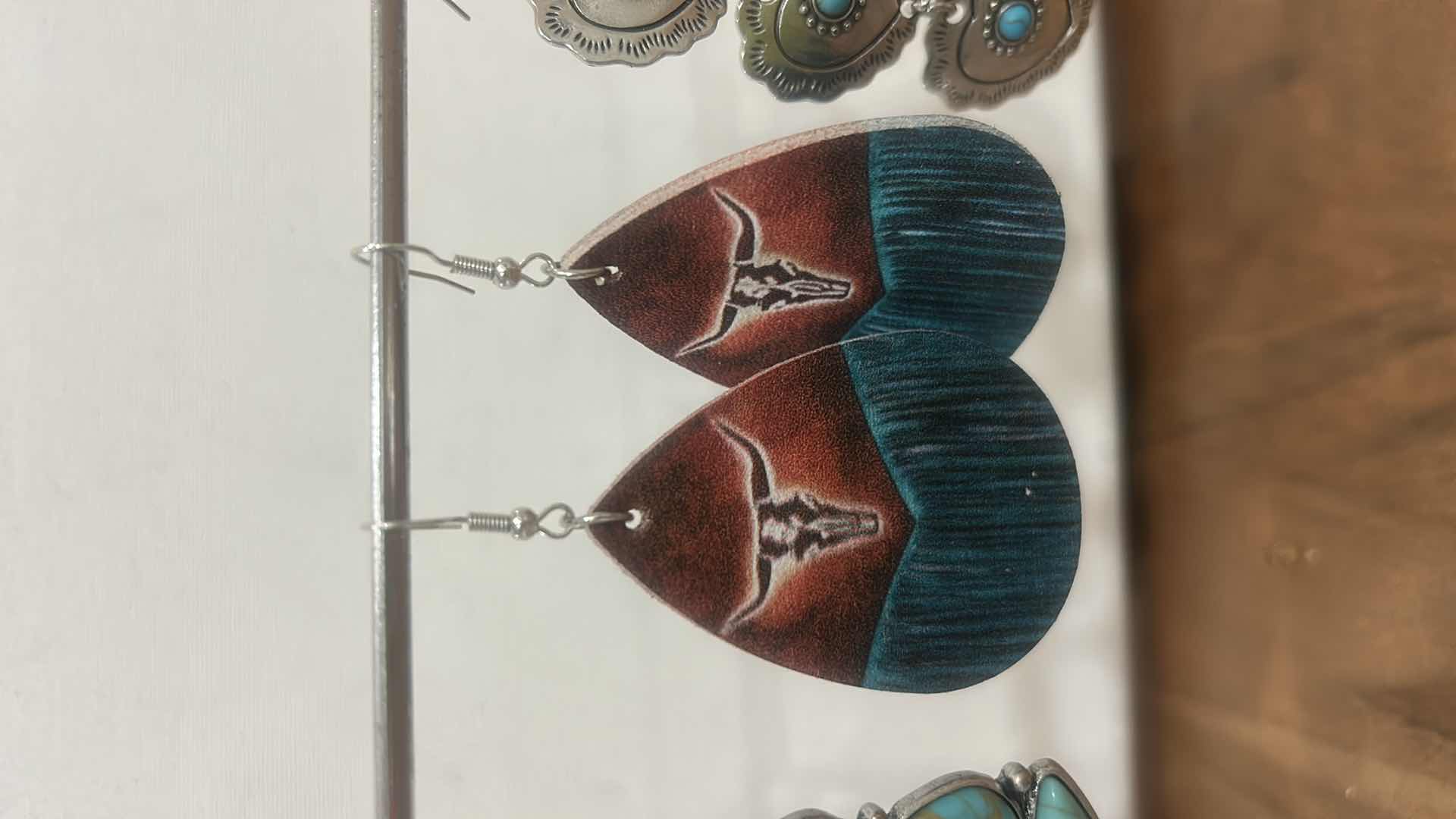 Photo 1 of FASHION JEWELRY- 3 PAIRS PIERCED EARRINGS