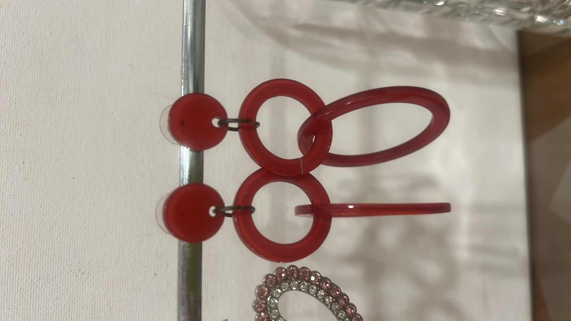 Photo 1 of FASHION JEWELRY- 4 PAIRS PIERCED EARRINGS