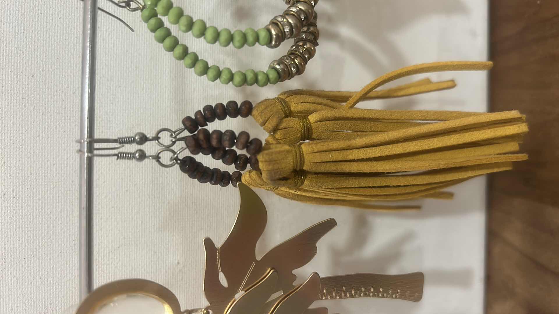 Photo 1 of FASHION JEWELRY- 4 PAIRS PIERCED EARRINGS