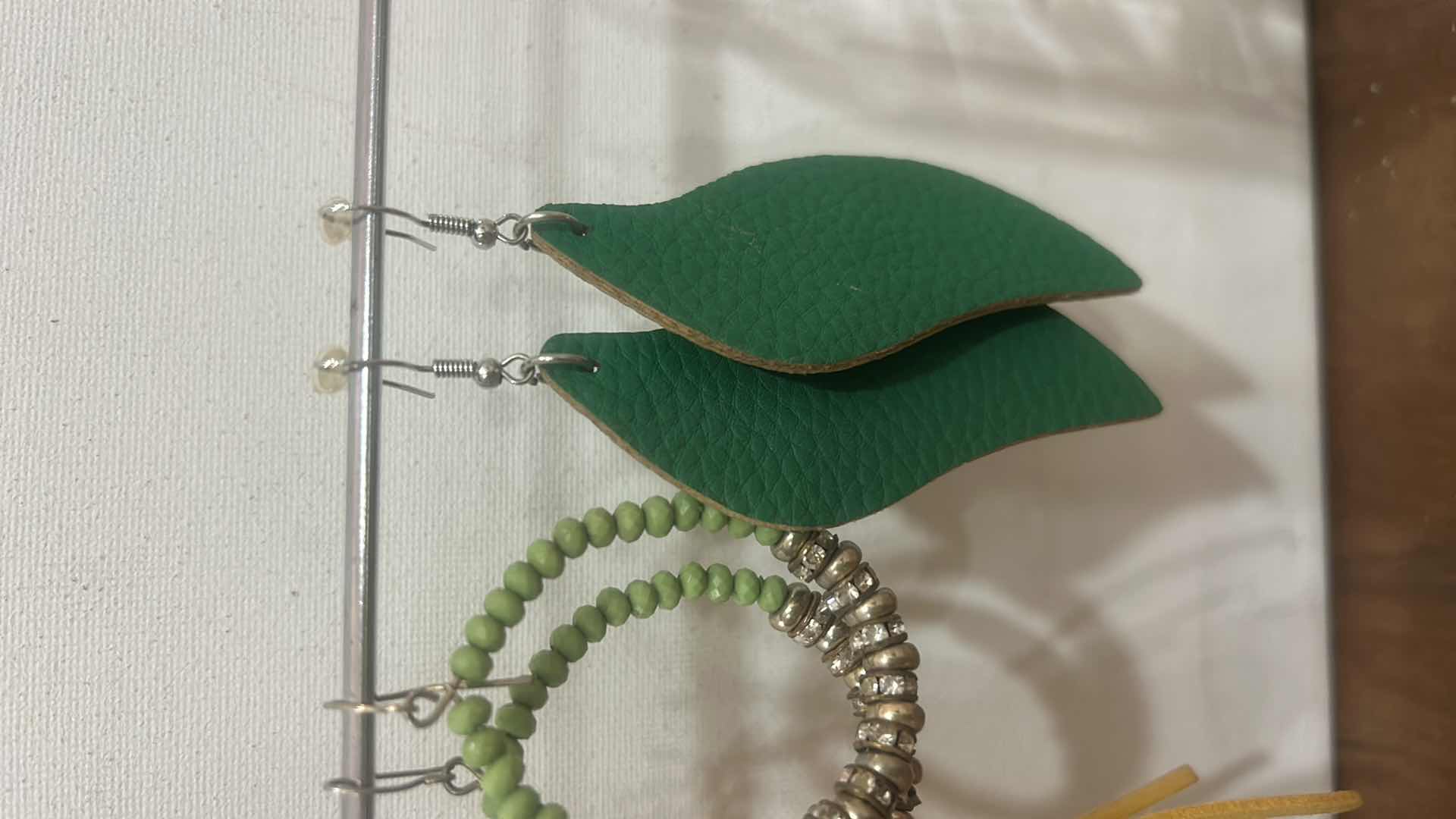 Photo 1 of FASHION JEWELRY- 4 PAIRS PIERCED EARRINGS