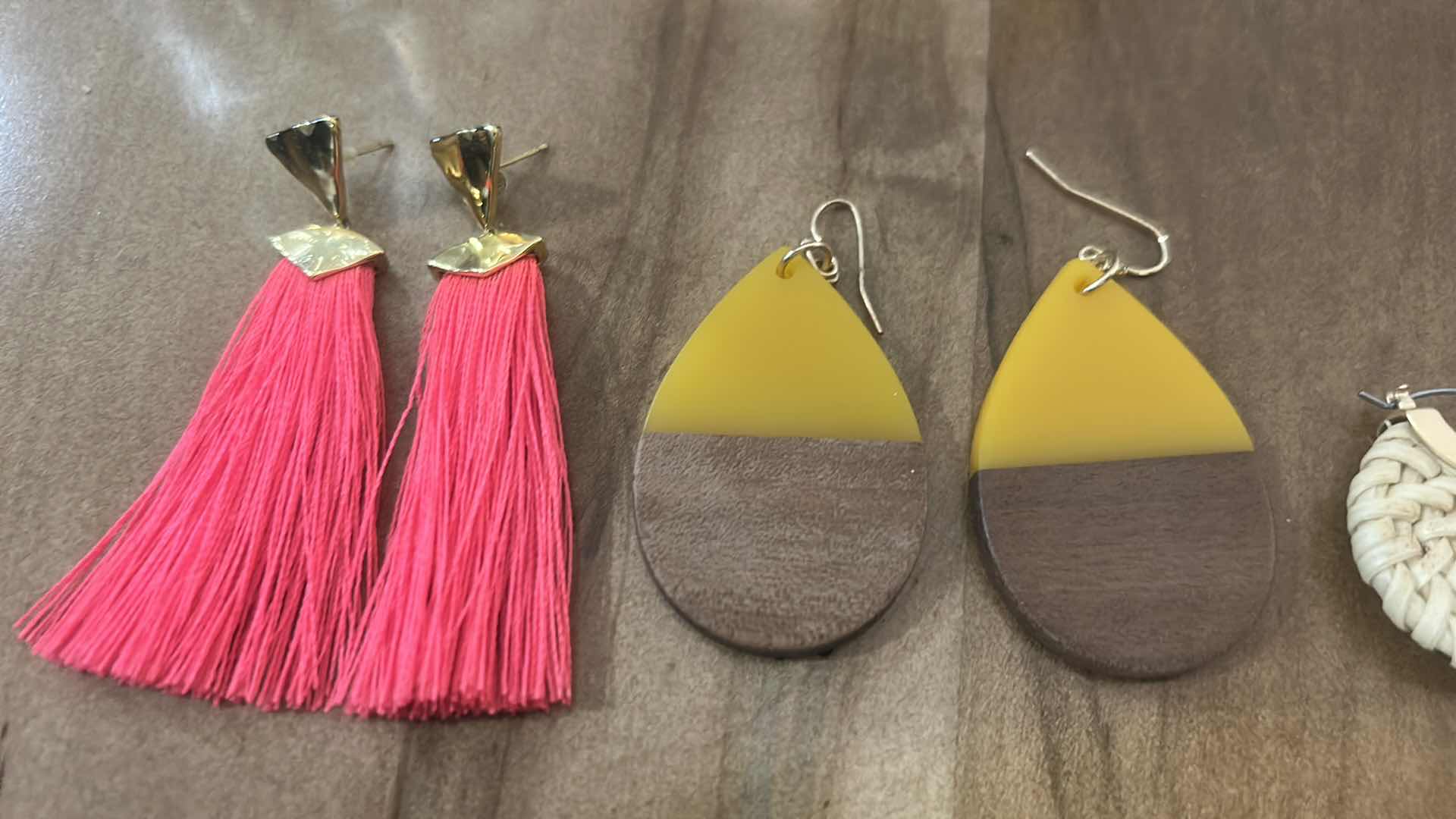 Photo 1 of FASHION JEWELRY- 4 PAIRS PIERCED EARRINGS