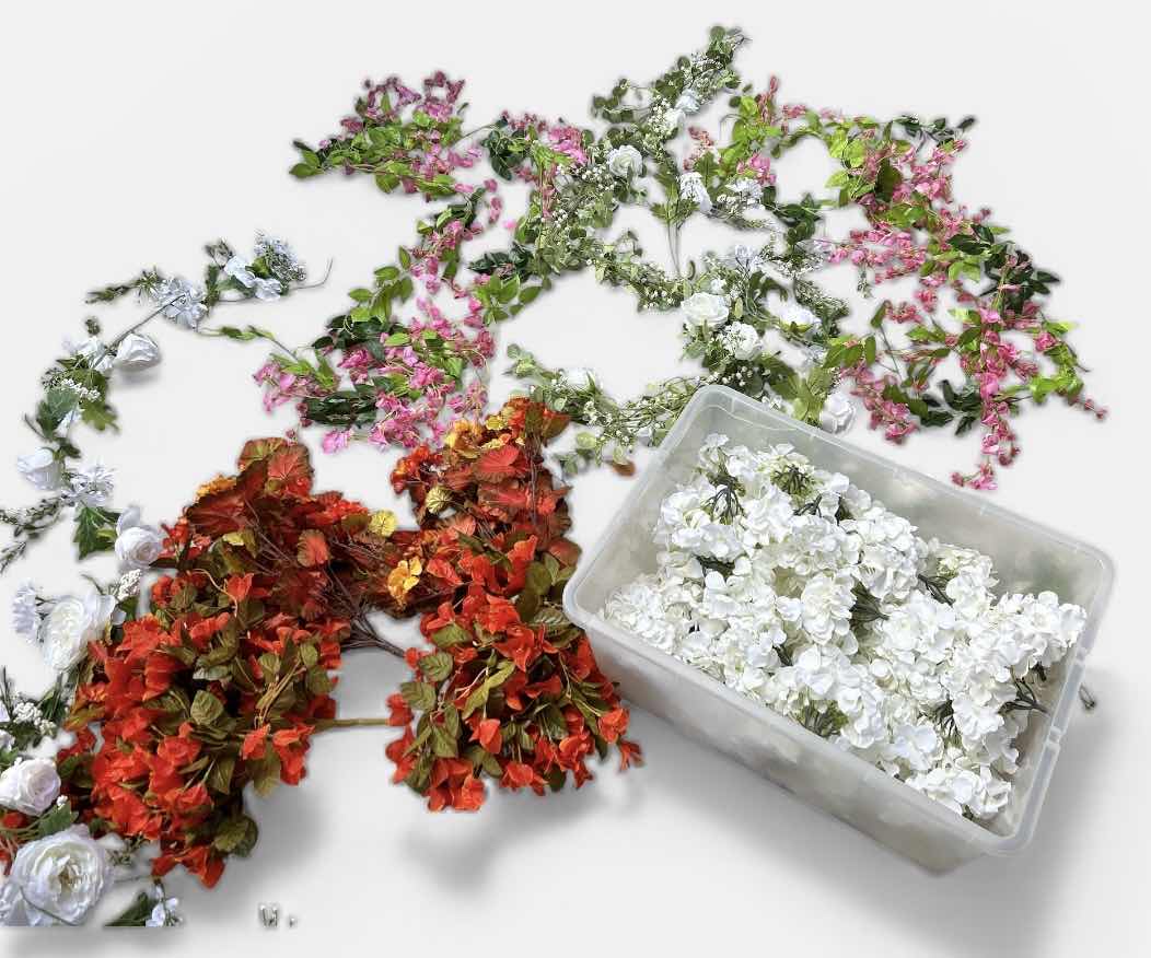 Photo 1 of FLORAL STRANDS AND FLOWER TOPS FOR HOME DECORATION OR CRAFTS