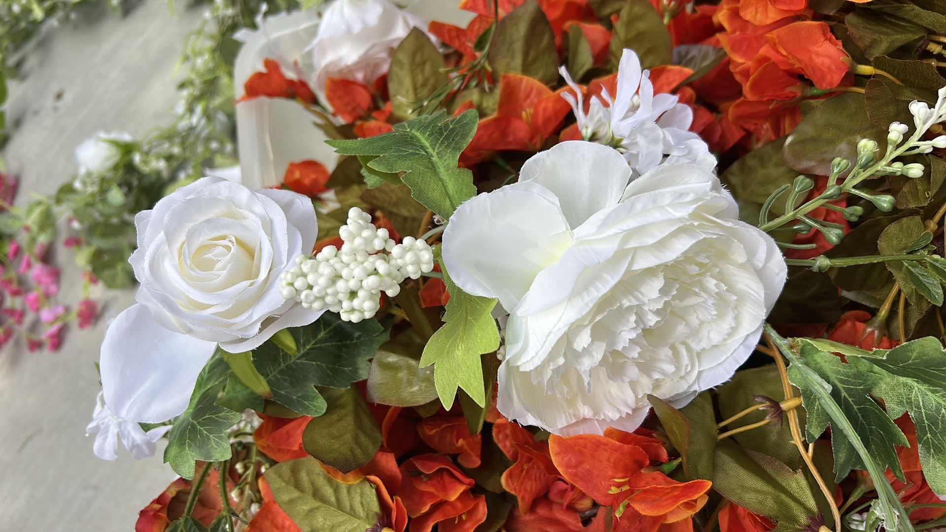 Photo 1 of FLORAL STRANDS AND FLOWER TOPS FOR HOME DECORATION OR CRAFTS