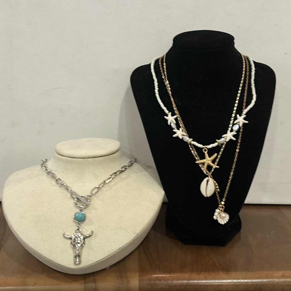 Photo 1 of FASHION JEWELRY- 5 NEW NECKLACES