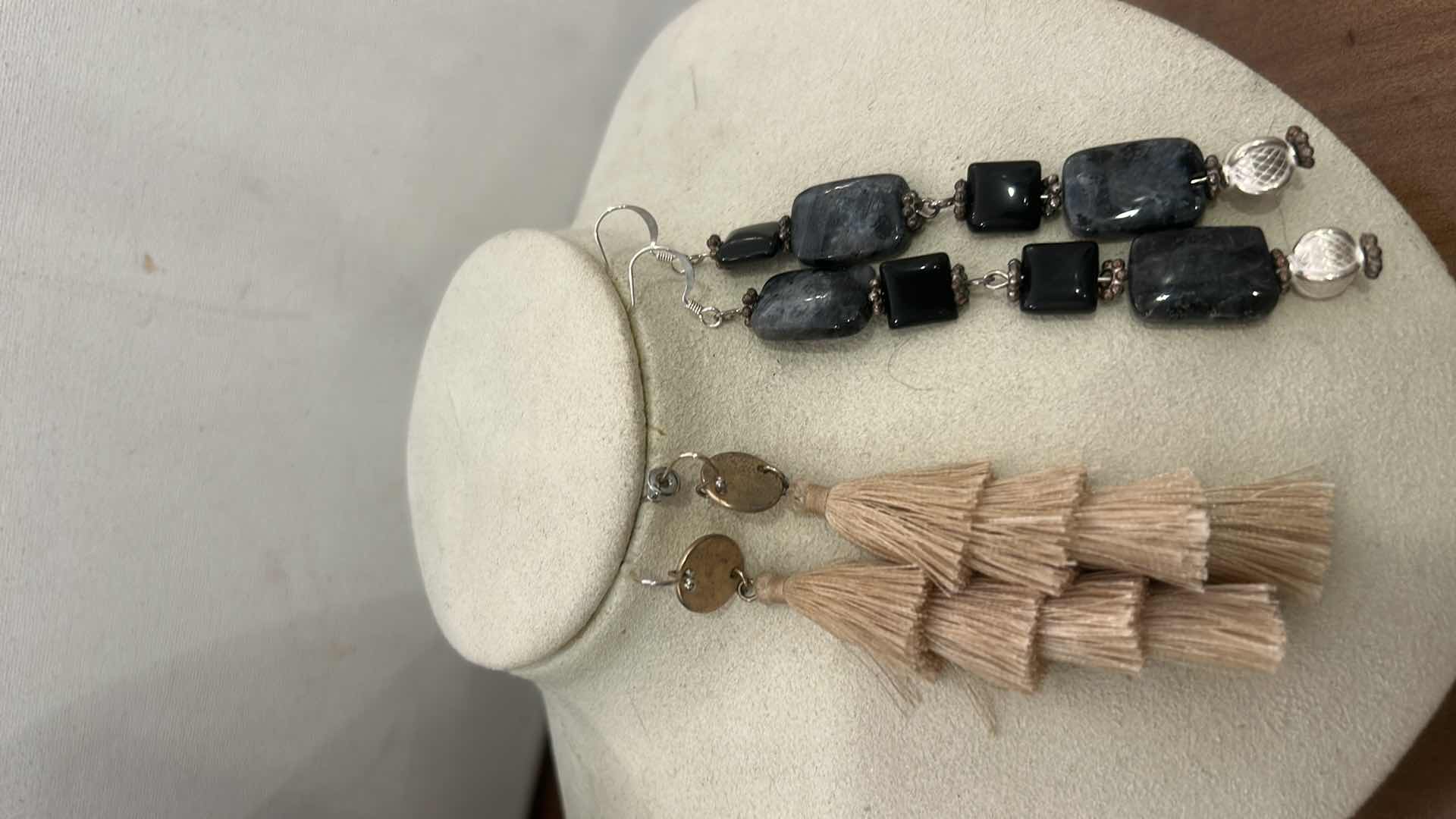 Photo 1 of FASHION JEWELRY- 2 NECKLACES AND 2 PAIRS OF PIERCED EARRINGS