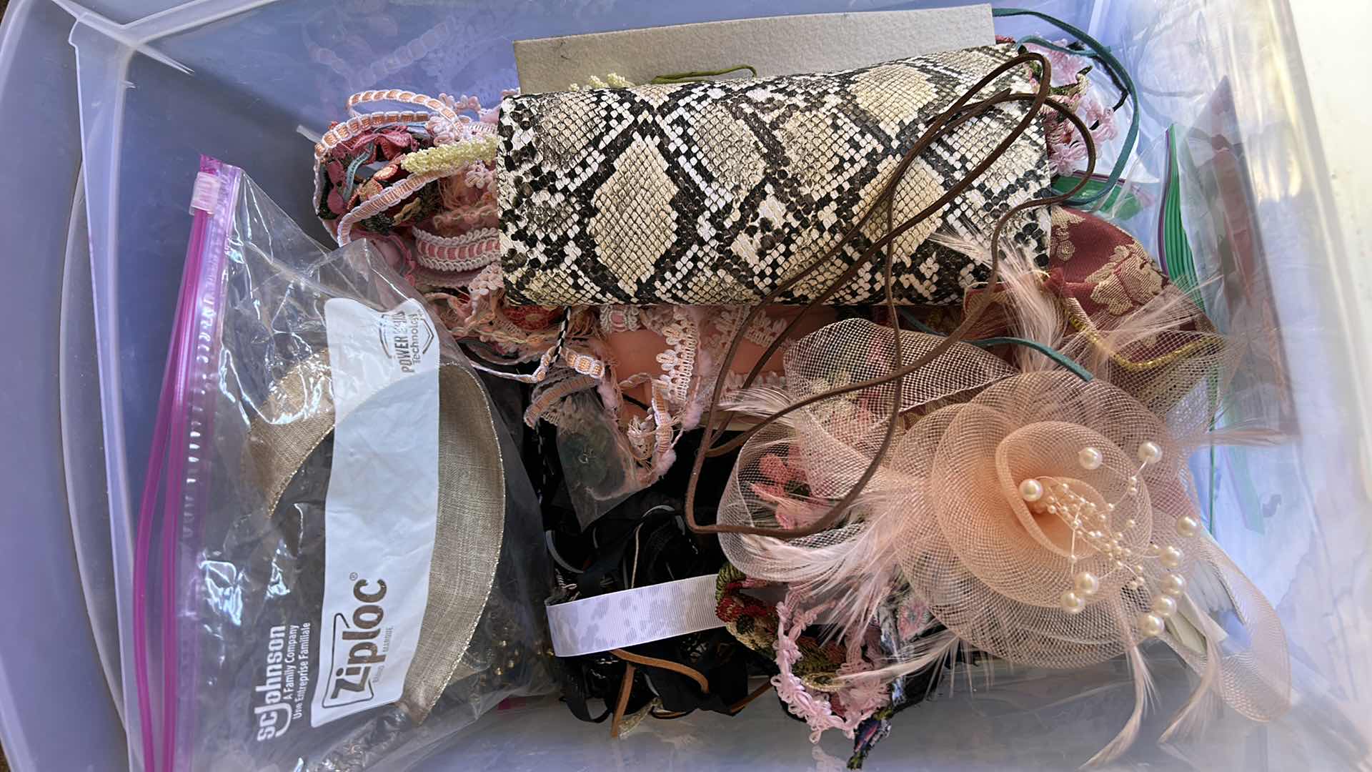 Photo 1 of CRAFTING SUPPLIES- RIBBONS, CORDS, AND MORE