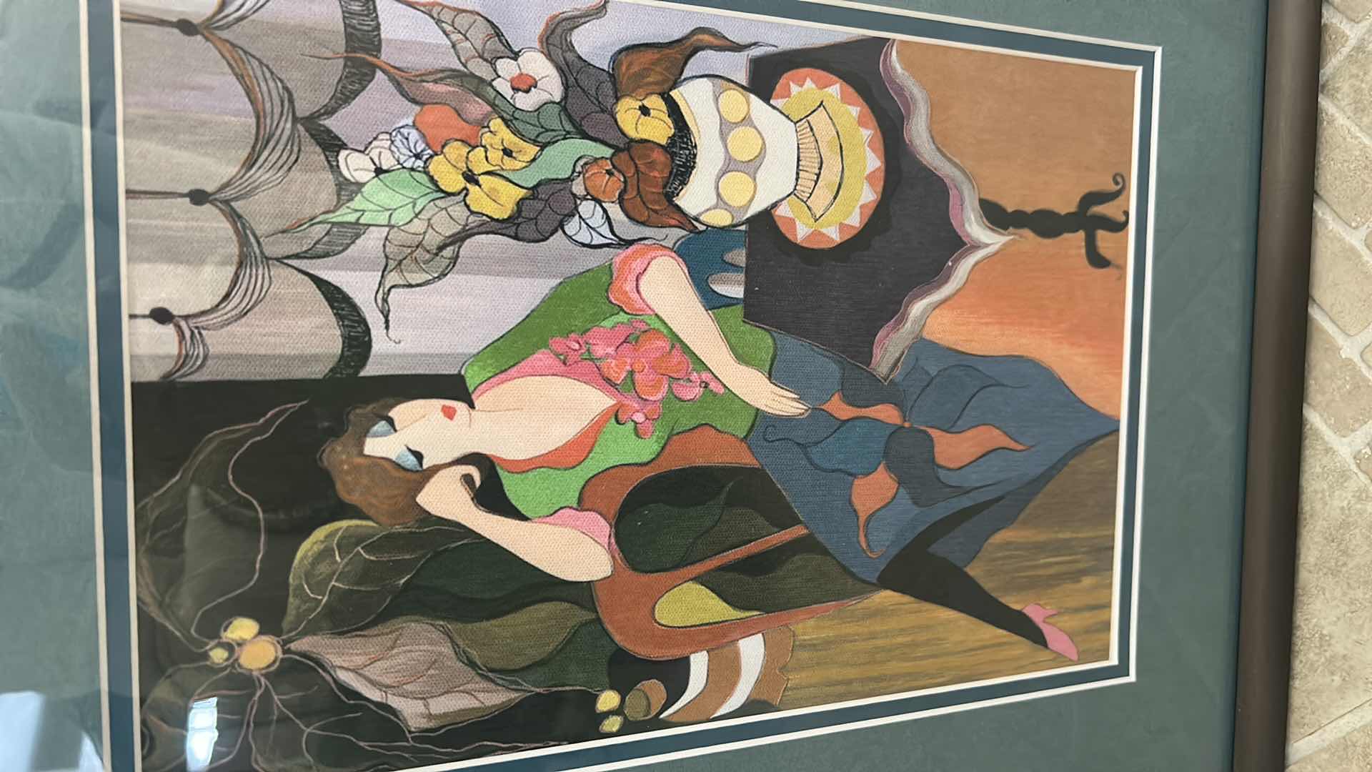 Photo 1 of FRAMED PRINT TITLED “TRANQUILITY” BY THE ARTIST ITZCHAK TARKAY. ARTWORK 13 1/2” x H17 1/2”