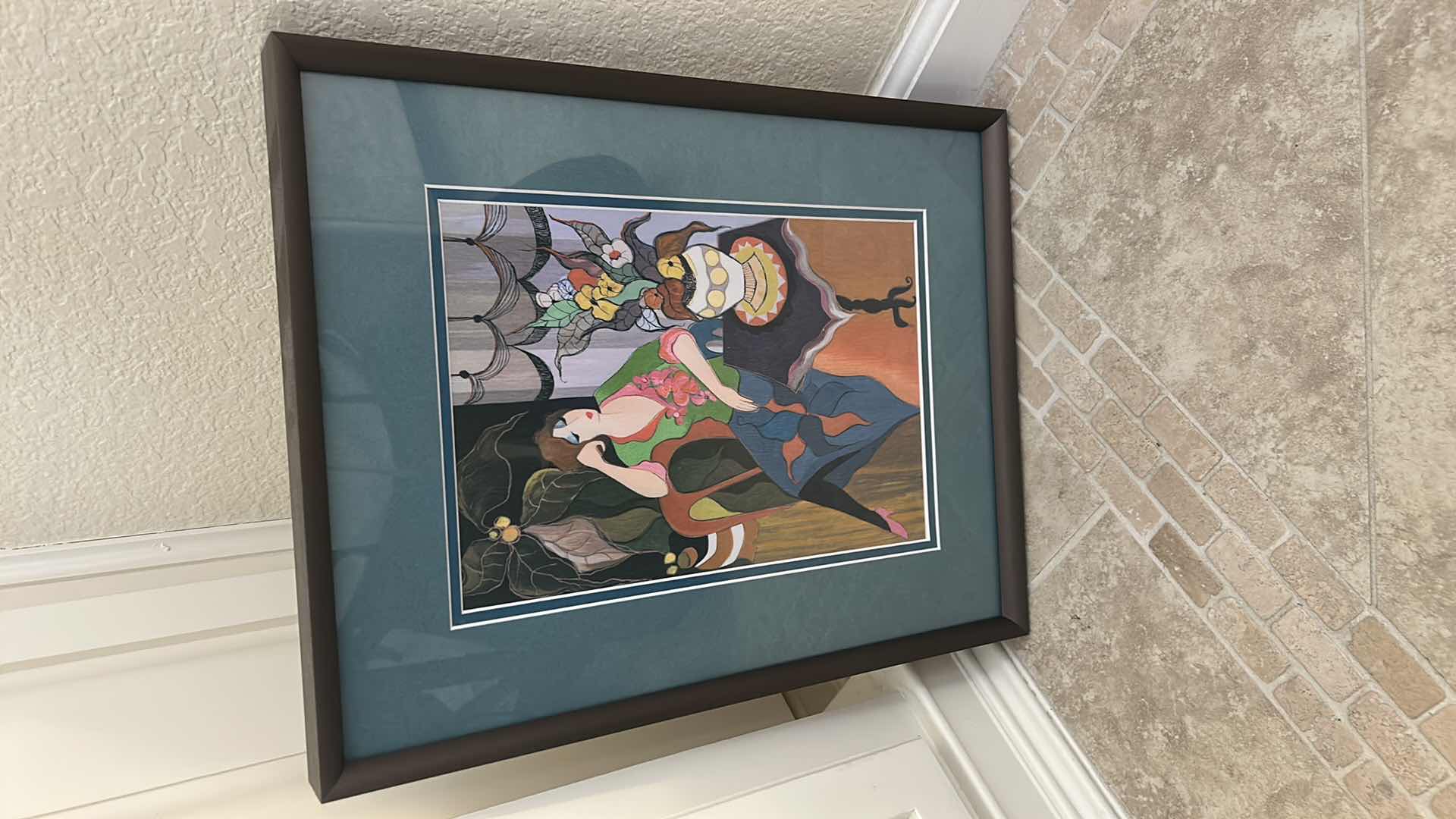 Photo 1 of FRAMED PRINT TITLED “TRANQUILITY” BY THE ARTIST ITZCHAK TARKAY. ARTWORK 13 1/2” x H17 1/2”