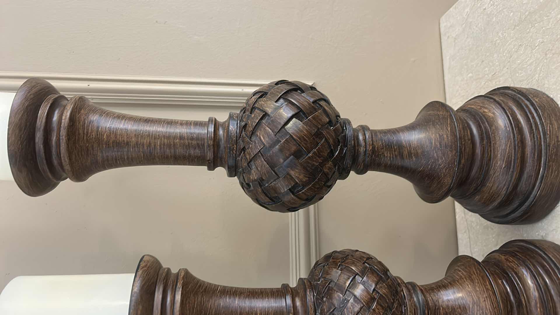 Photo 1 of 2 DECORATIVE CANDLESTICKS (TALLEST H17.75”)