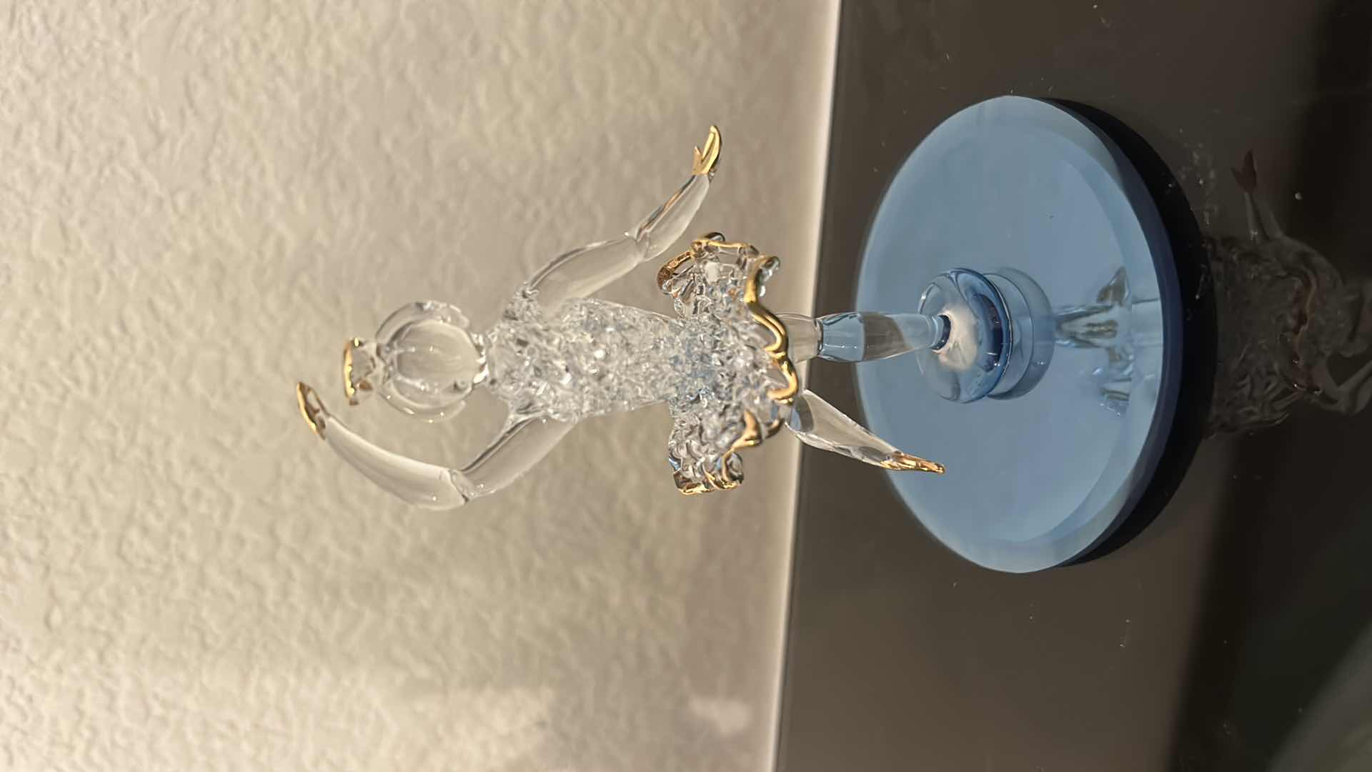 Photo 1 of 6 PC VINTAGE HOME DECOR, PORCELAIN AND GLASS BALLERINA H5”