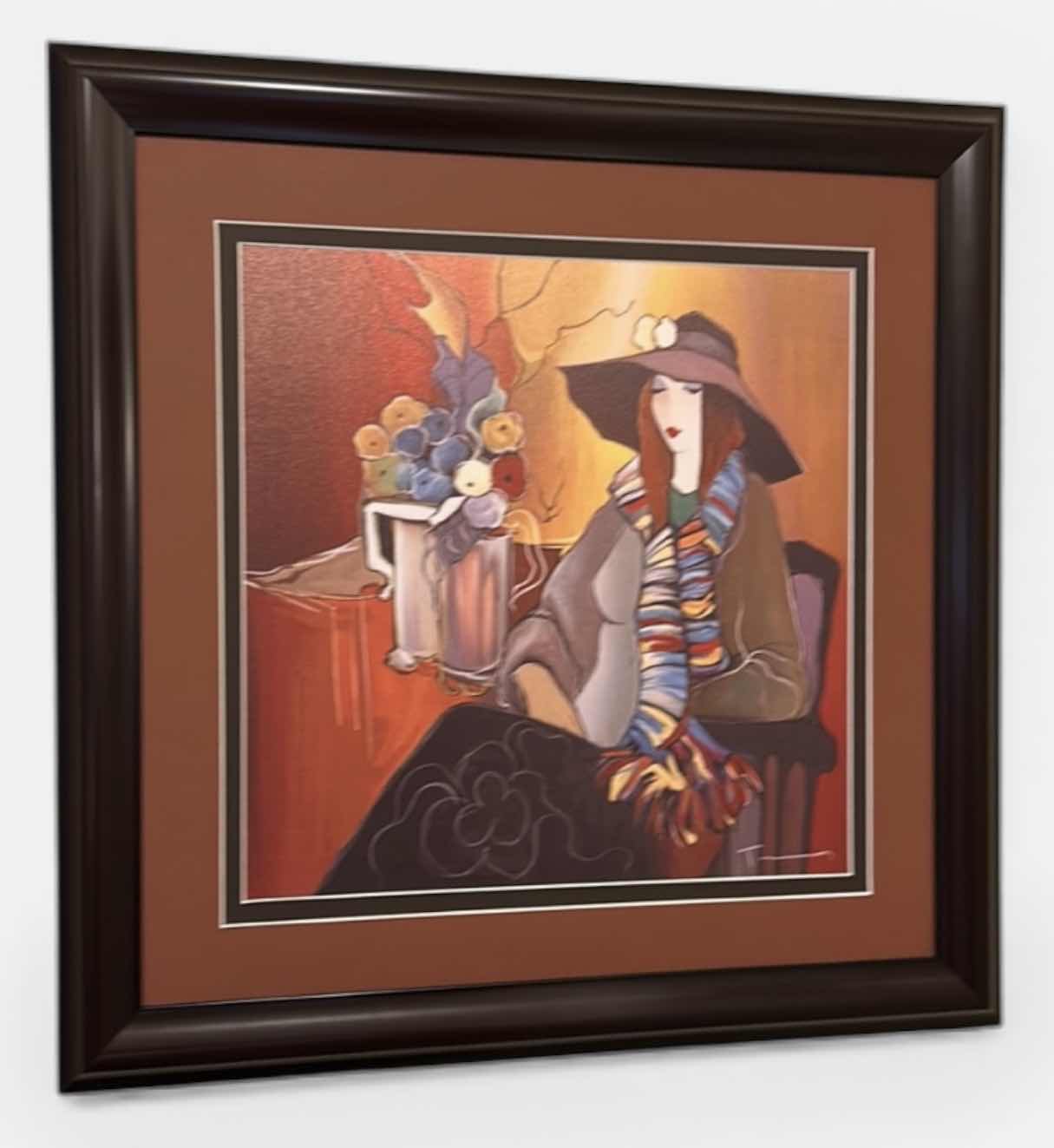 Photo 1 of FRAMED PRINT, BY THE CELEBRATED ISRAELI ARTIST ITZCHAK TARKAY (1935–2012) 24“ x H24“