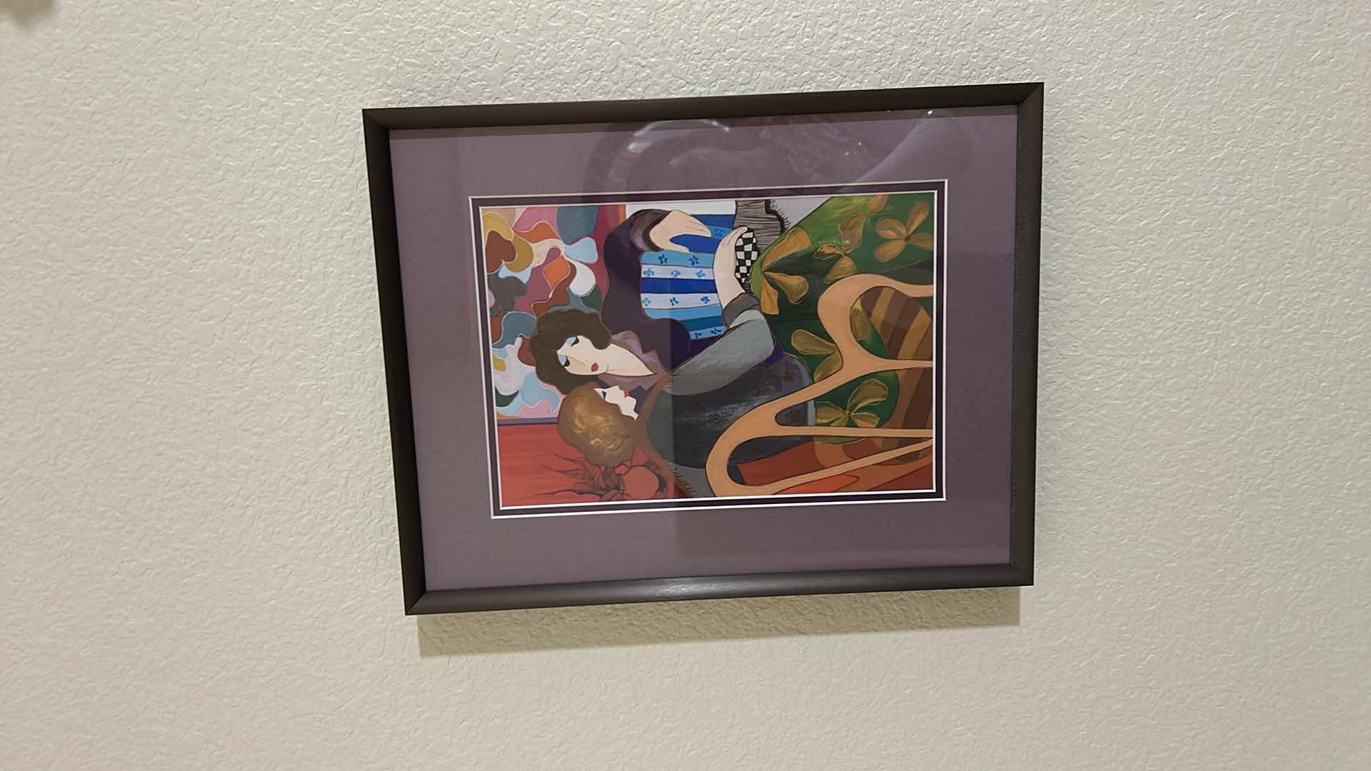 Photo 1 of FRAMED PRINT, BY THE CELEBRATED ISRAELI ARTIST ITZCHAK TARKAY (1935–2012). 13 1/2” x H17 1/2”