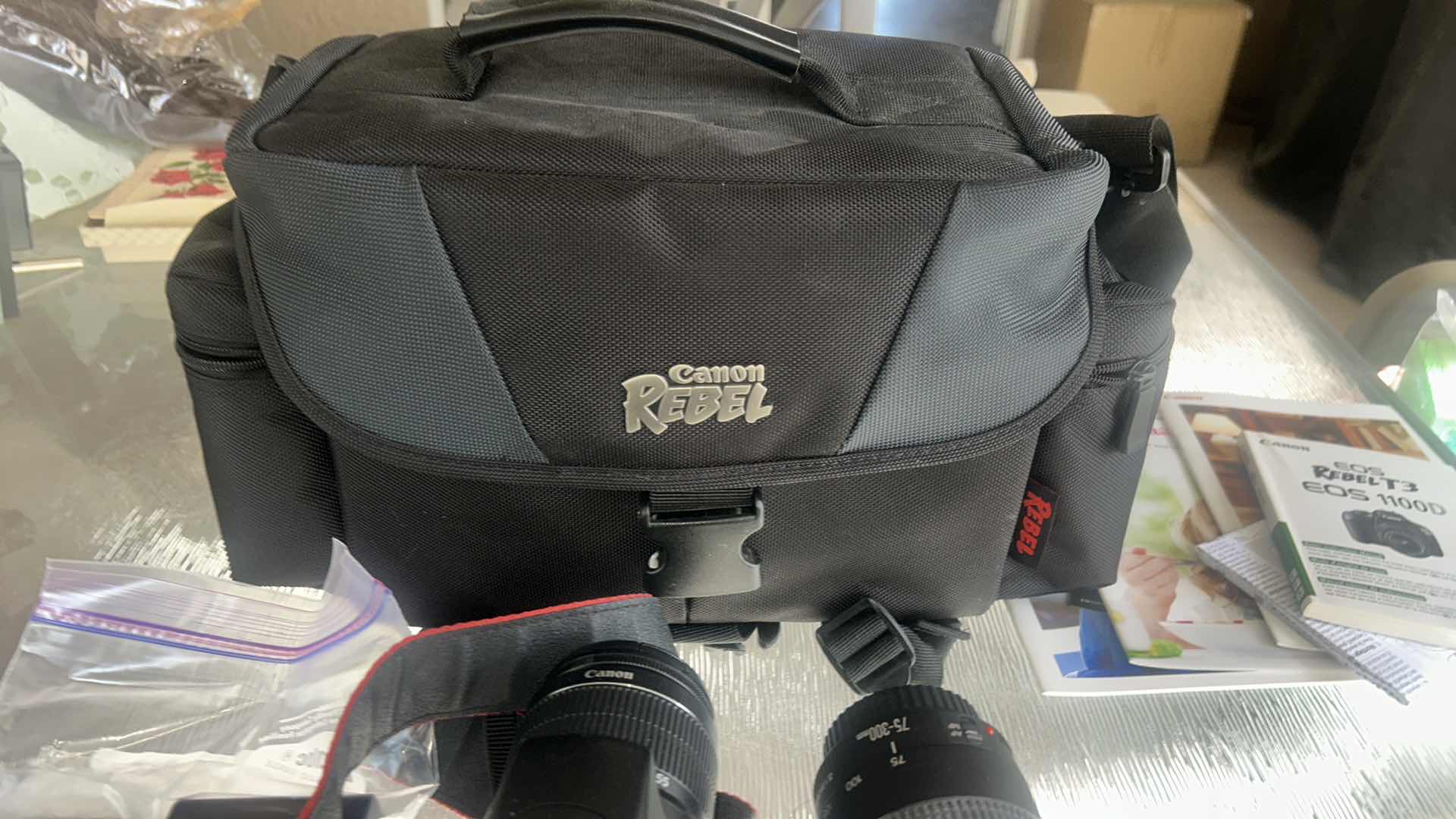 Photo 1 of CANON CAMERA, CASE, LENS AND MORE