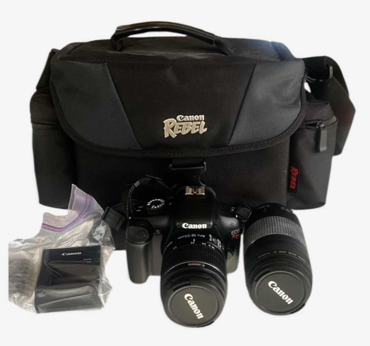 Photo 1 of CANON CAMERA, CASE, LENS AND MORE