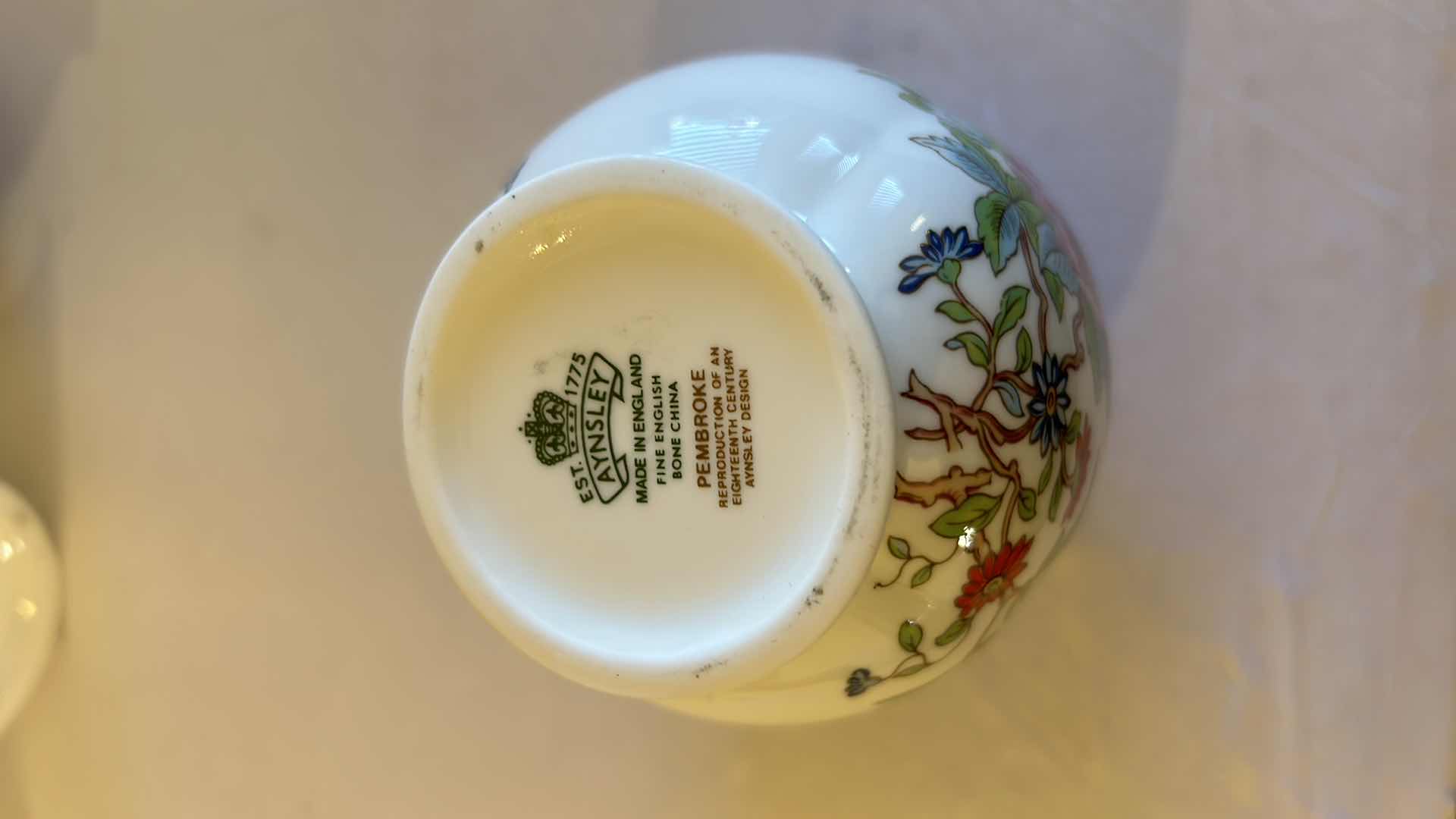 Photo 1 of ASSORTED SMALL BONE CHINA VASES GINGER JAR