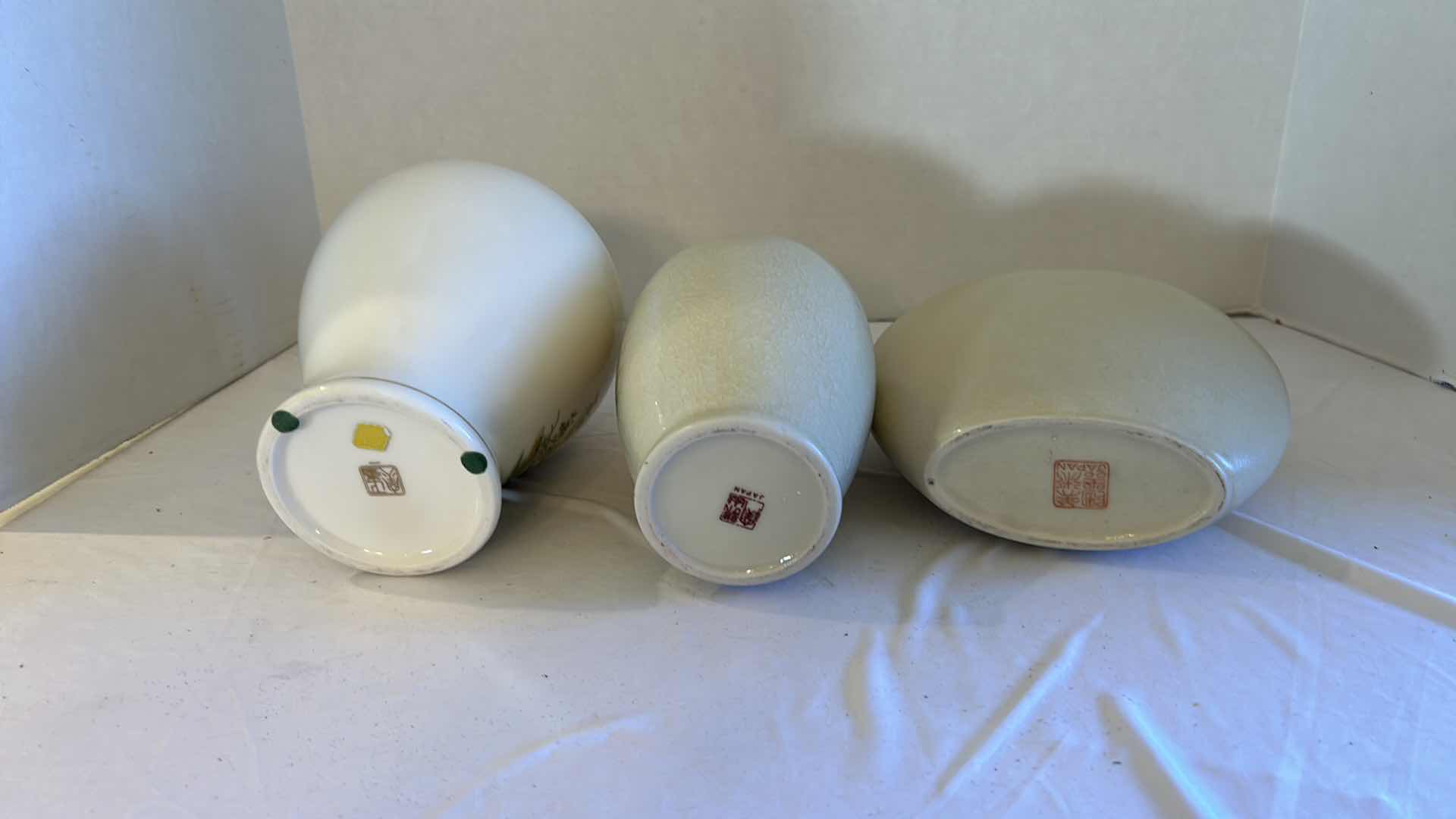 Photo 1 of 3-JAPANESE PORCELAIN VASES