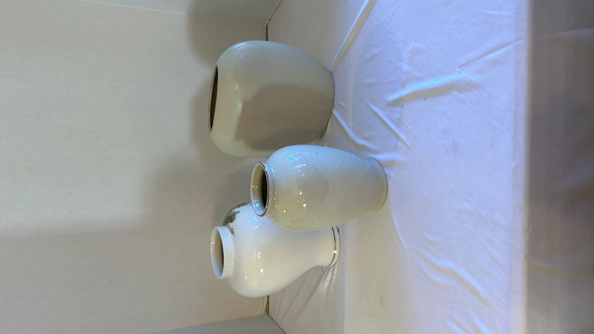 Photo 1 of 3-JAPANESE PORCELAIN VASES