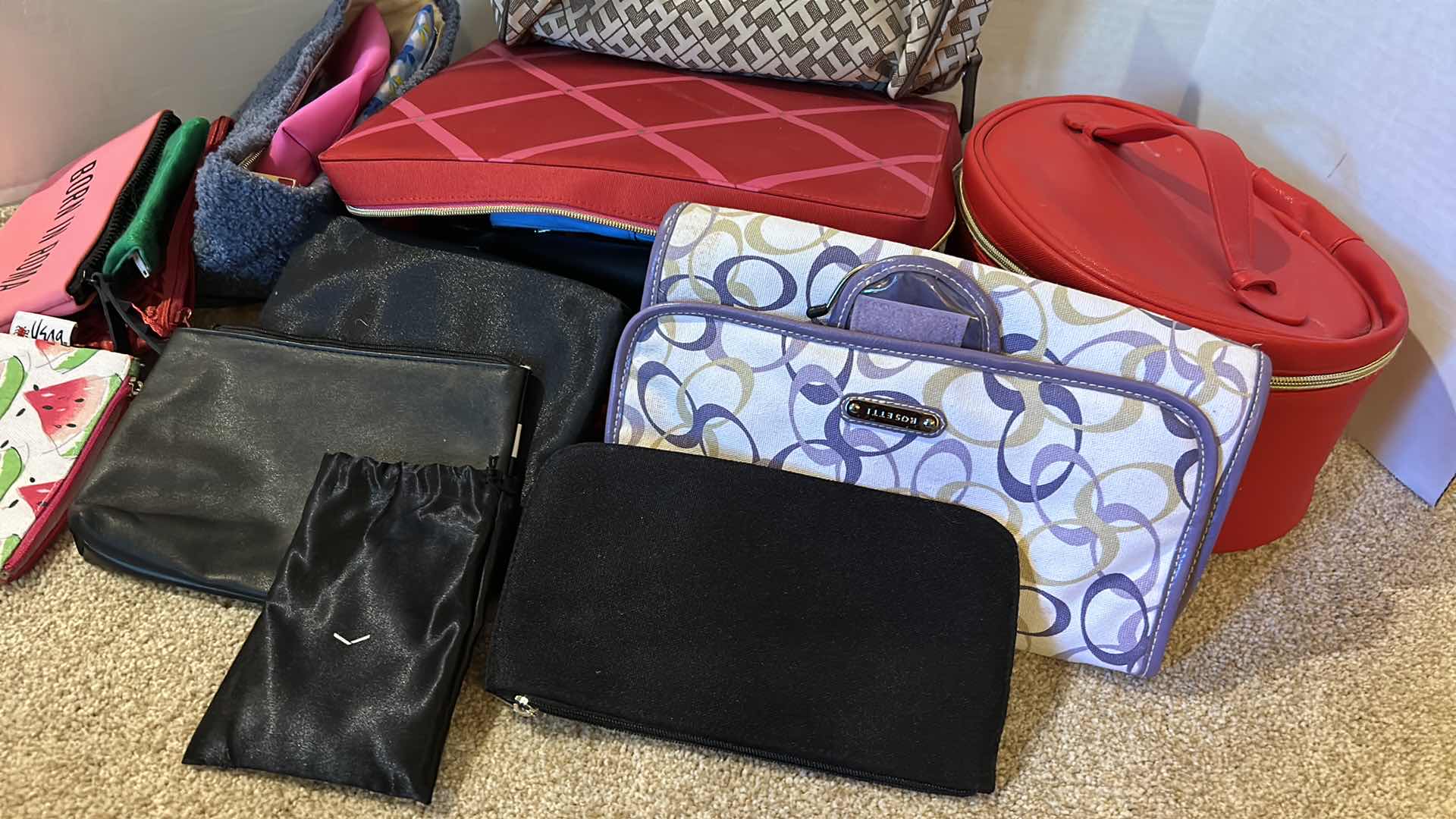 Photo 1 of ASSORTED COSMETICS BAGS