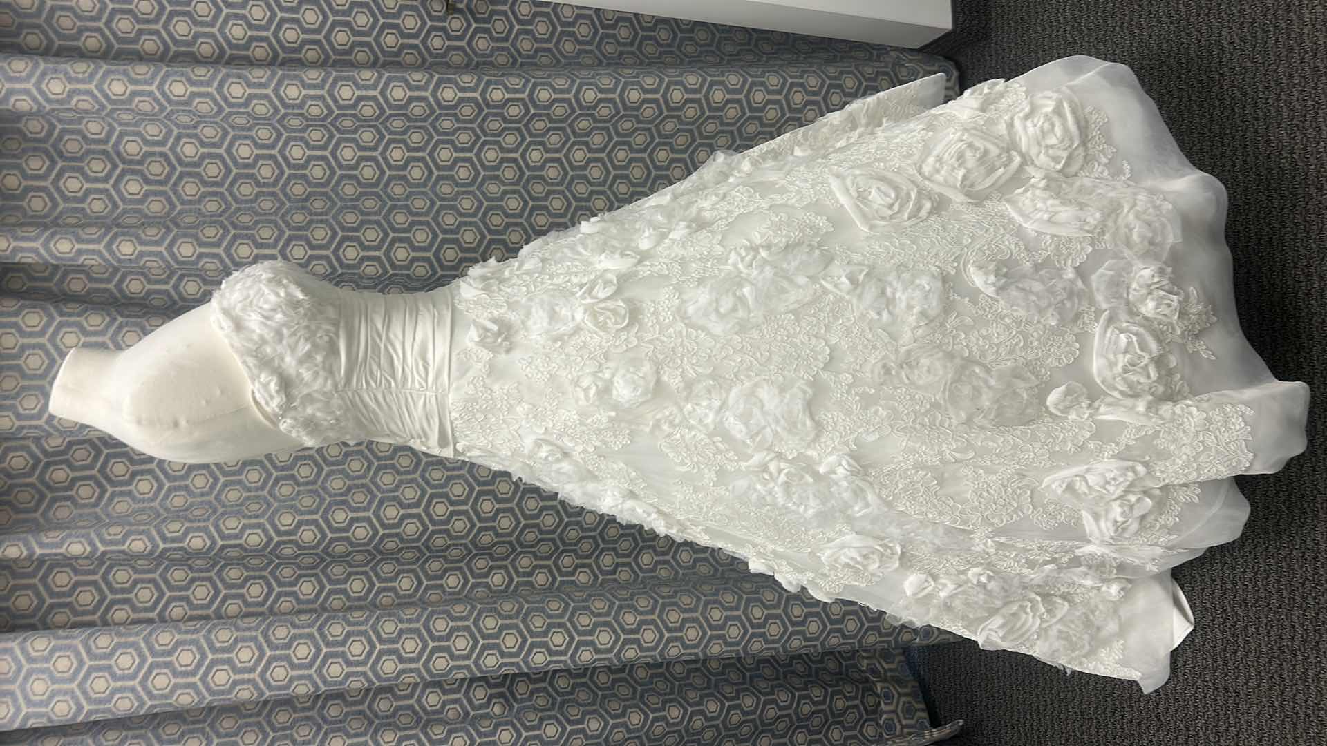 Photo 1 of BRIDAL GOWN “ALLURE BRIDAL” SWEETHEART DRESS WITH ROSETTES ALL OVER, FULL GOWN, SIZE 12 $3,000