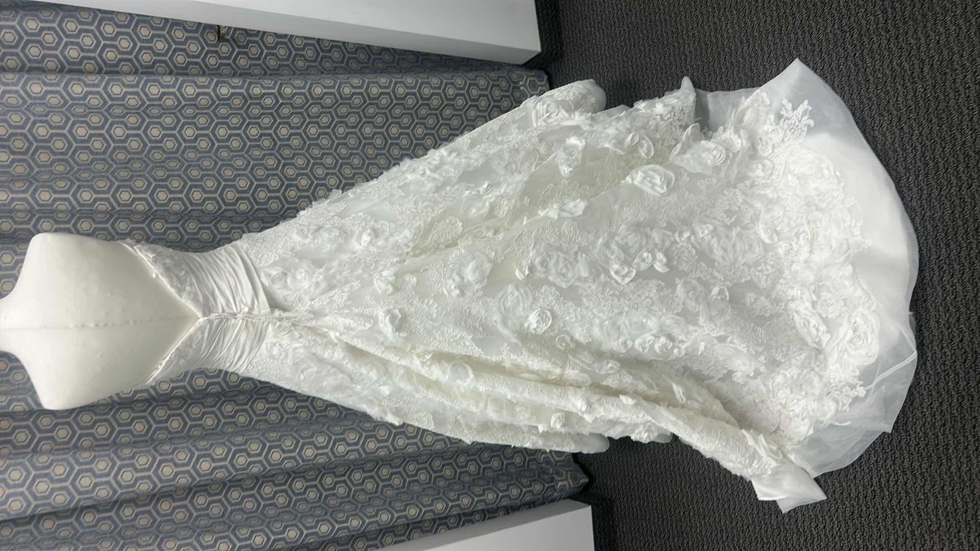 Photo 1 of BRIDAL GOWN “ALLURE BRIDAL” SWEETHEART DRESS WITH ROSETTES ALL OVER, FULL GOWN, SIZE 12 $3,000