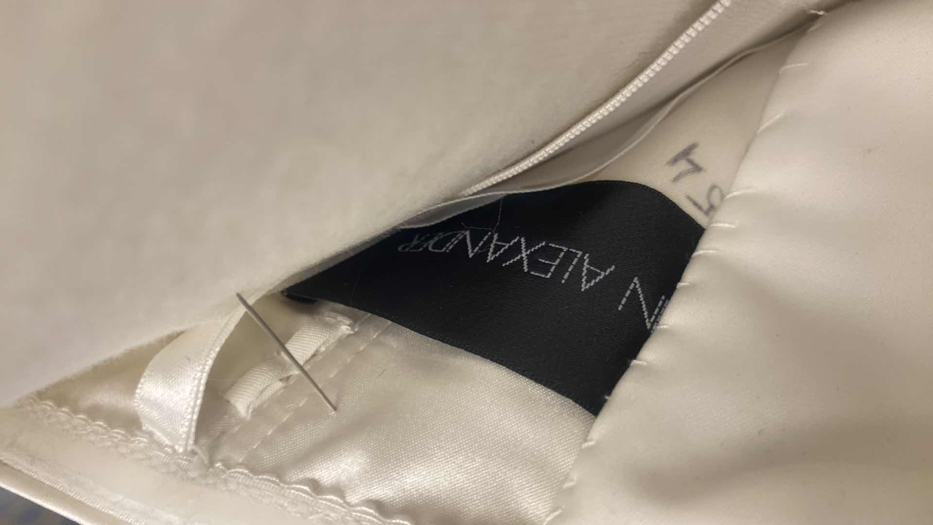 Photo 1 of BRIDAL DRESS “JUSTIN ALEXANDER” ALABASTER IVORY SHIRT FULL SKIRT w CORSET SIZE 12