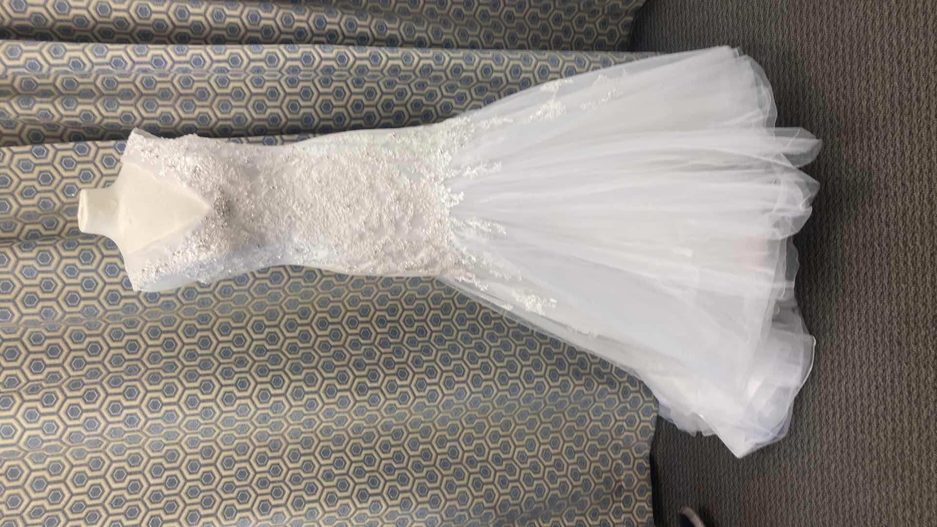 Photo 1 of BRIDAL GOWN “SOPHIA TOLLI” WHITE MERMAID w LACE TULE PEARL & RHINESTONE BEADING SIZE 10