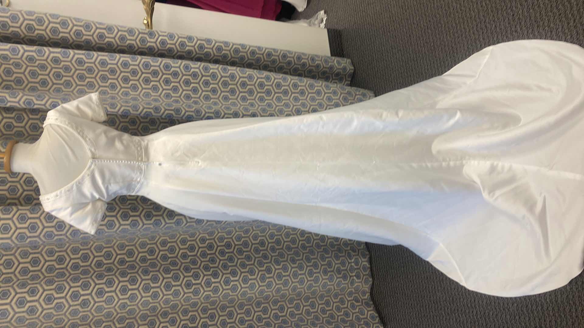 Photo 1 of BRIDAL GOWN “AURORA D’ PARADISO” IVORY SATIN w EMPIRE WAIST SIZE 4