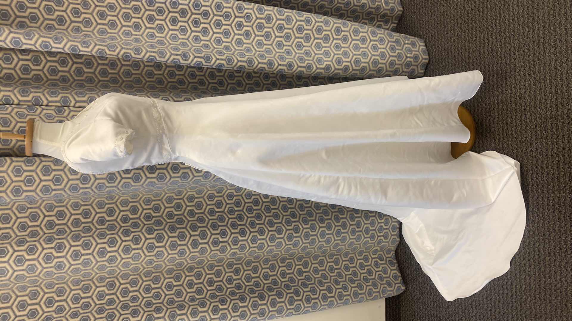 Photo 1 of BRIDAL GOWN “AURORA D’ PARADISO” IVORY SATIN w EMPIRE WAIST SIZE 4