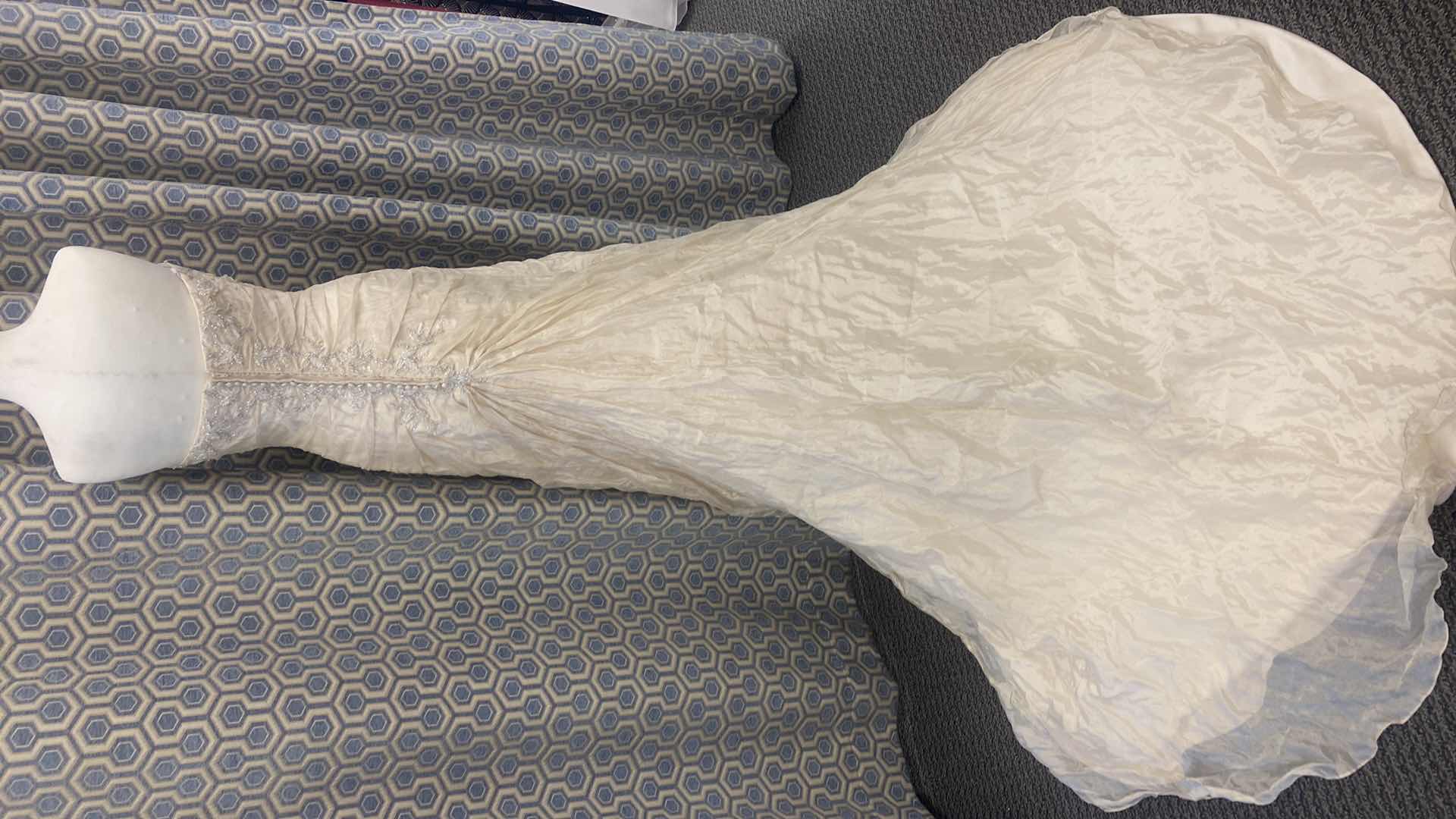 Photo 4 of BRIDAL GOWN “MAGGIE SOTTERO” GOLD SATIN STRAPLESS  w GOLD EMBELLISHMENTS SIZE 10