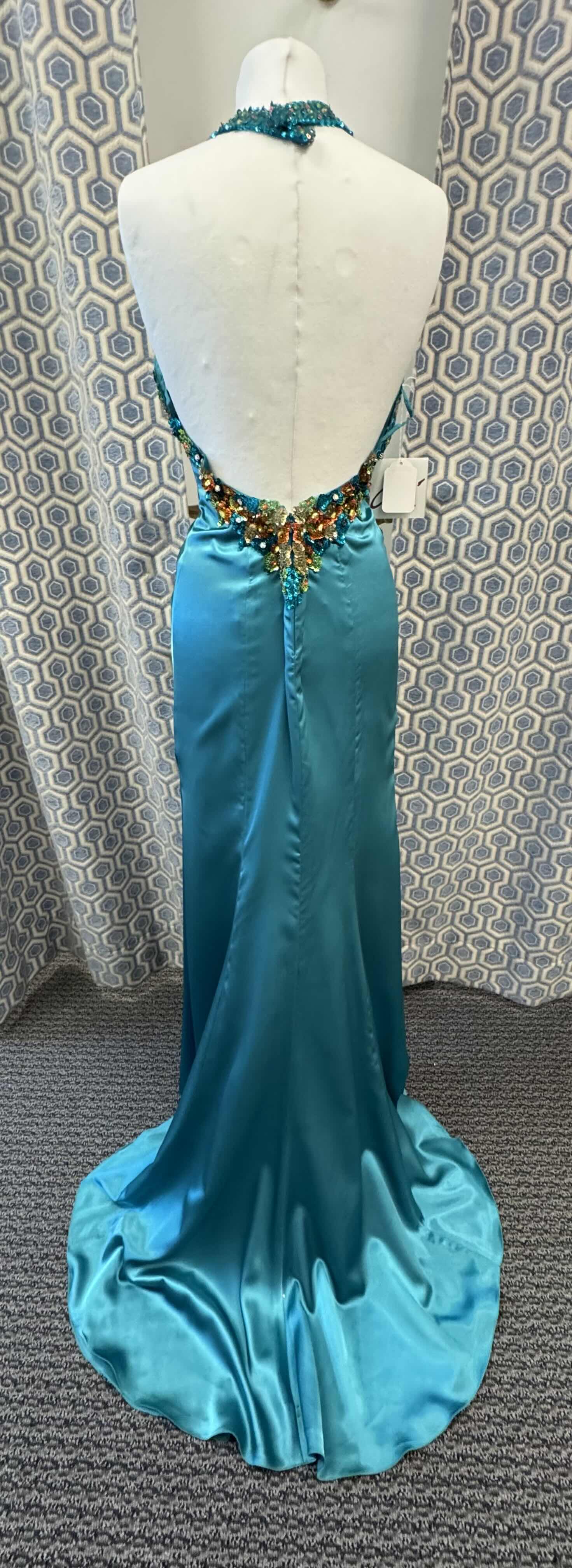 Photo 1 of EVENING GOWN CIRE A DIVISION OF LANDA TEAL SIZE 6