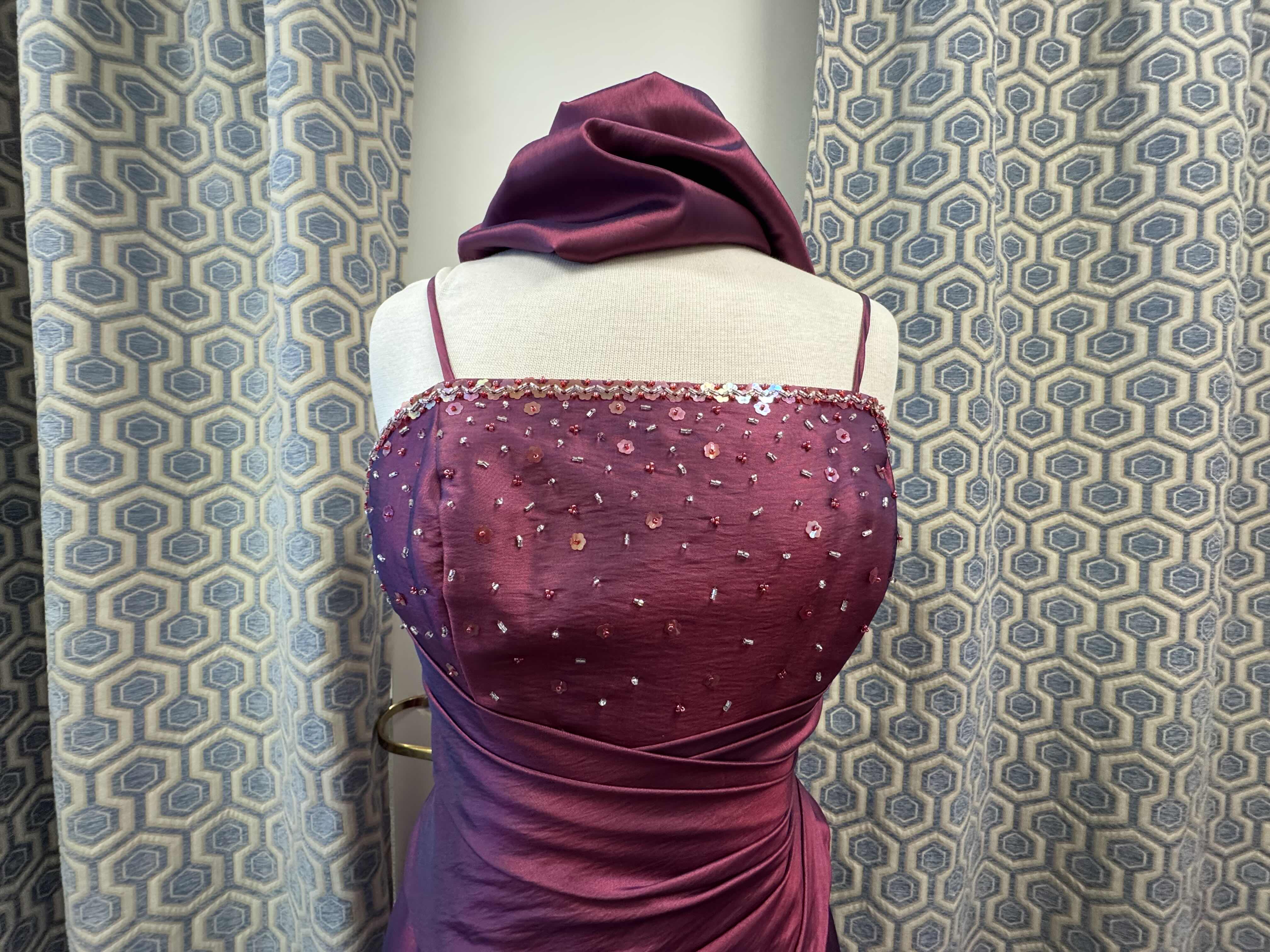 Photo 1 of EVENING GOWN MODERN MAIDS COLLECTION CARBENET WINE SIZE 10