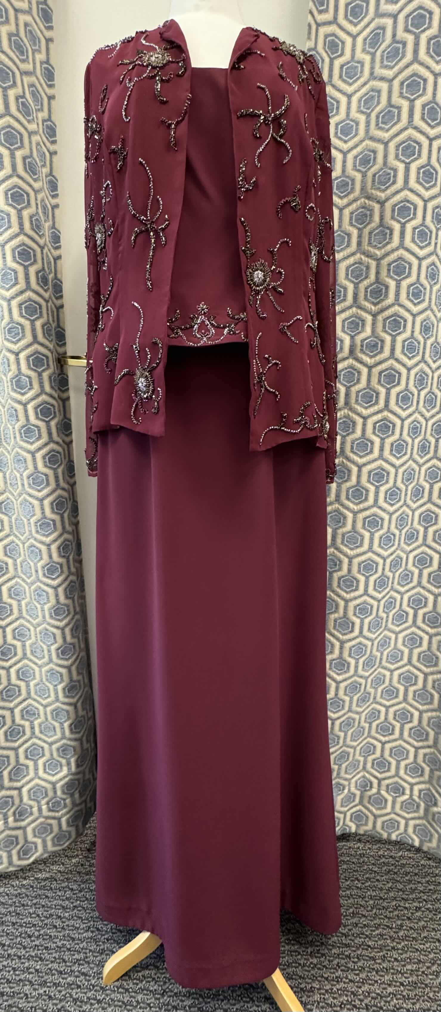 Photo 1 of EVENING GOWN LANDA  WINE SIZE 10