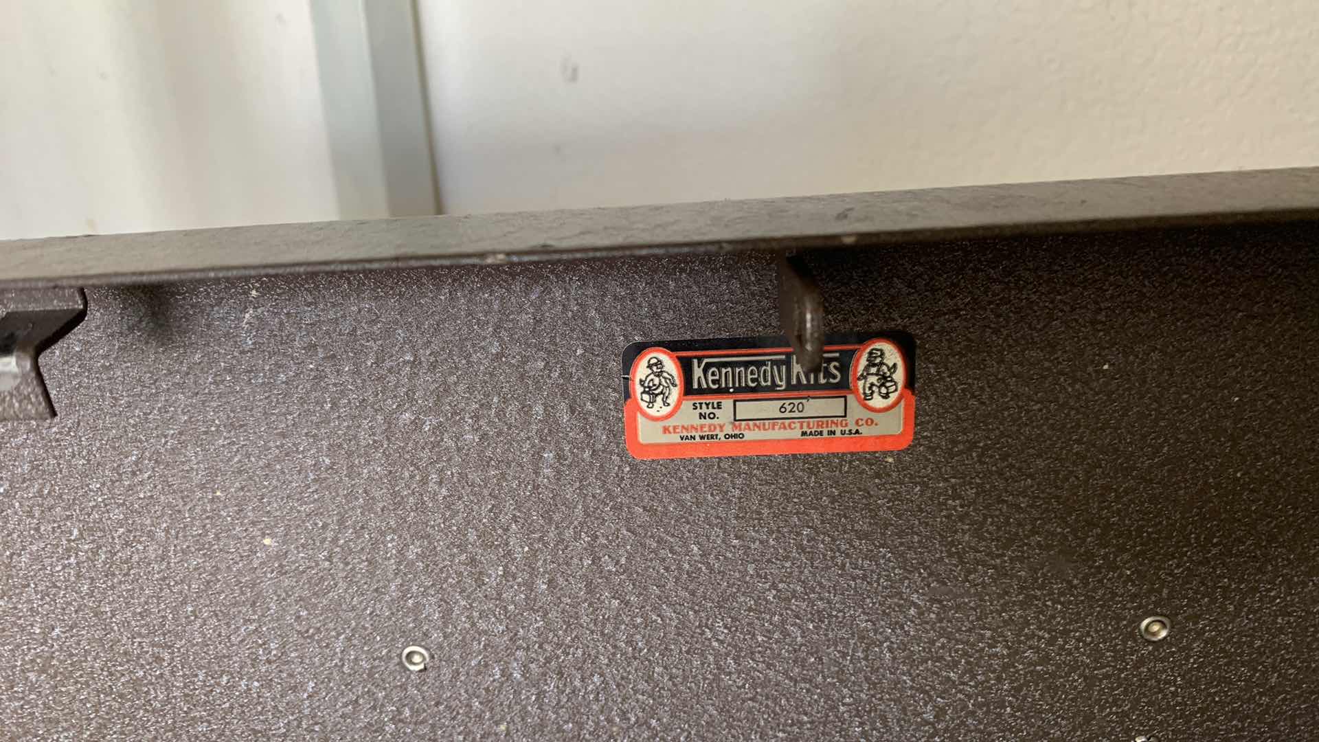 Photo 1 of 2-VINTAGE METAL TOOL CHESTS, ONE HAS ITEMS IN IT