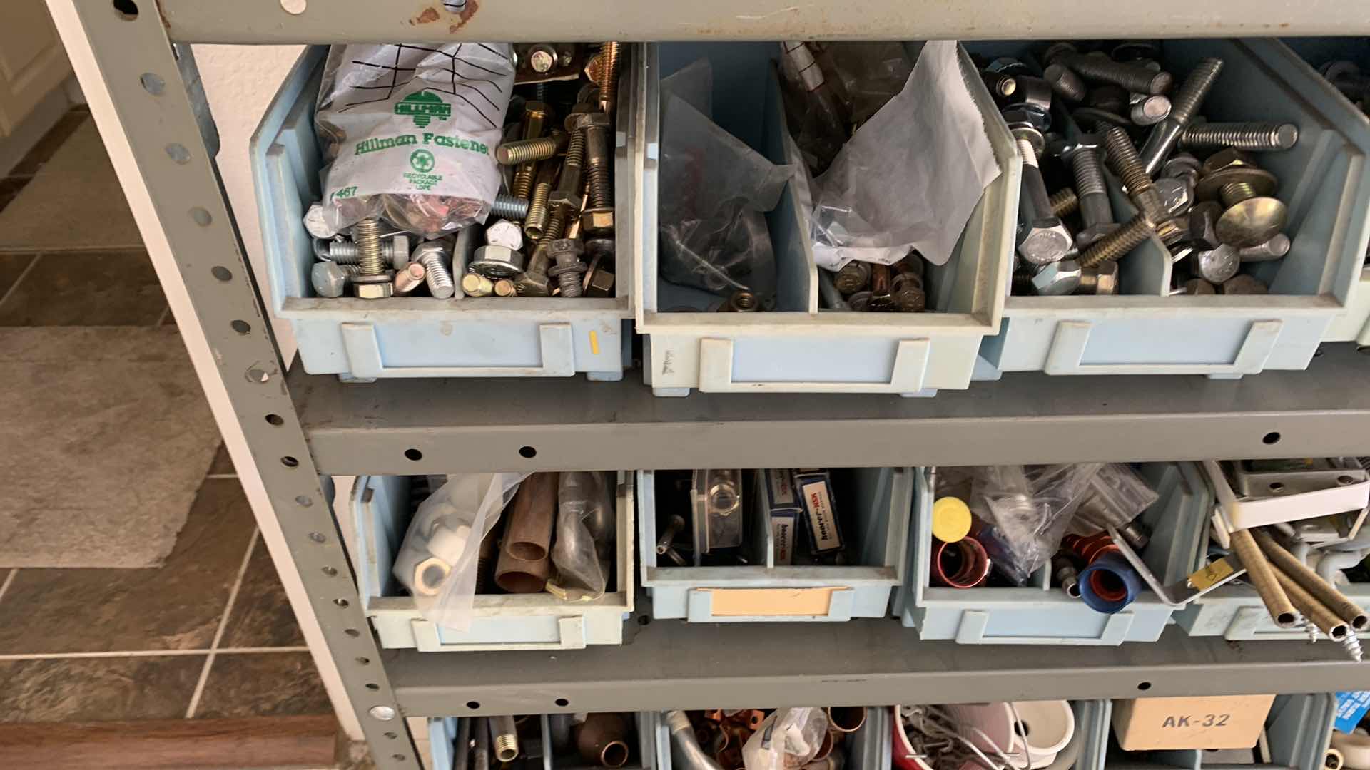 Photo 1 of ASSORTED FASTENERS AND SCREWS