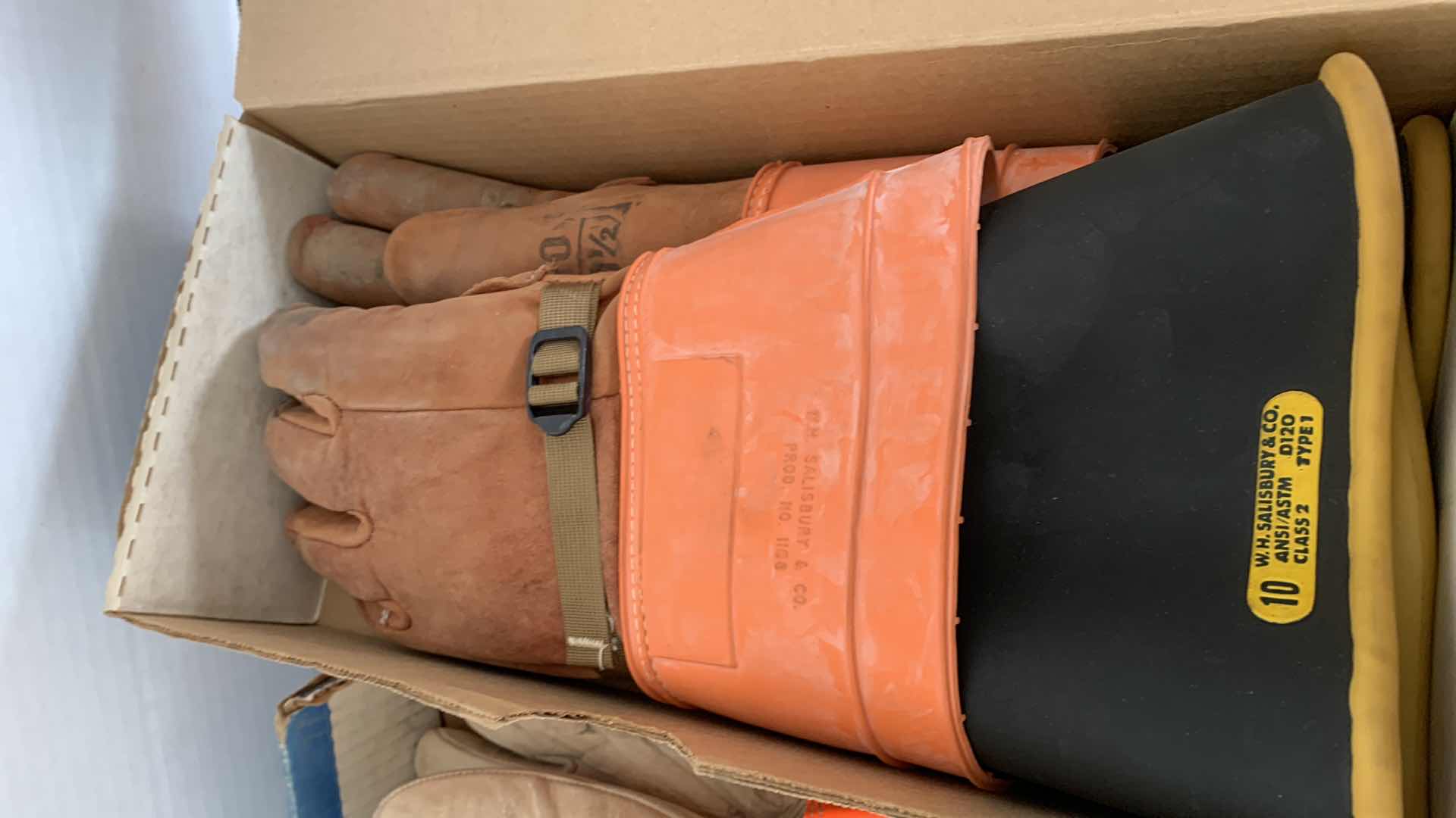 Photo 1 of 2-LINESMAN INSULATED GLOVES PAIRS