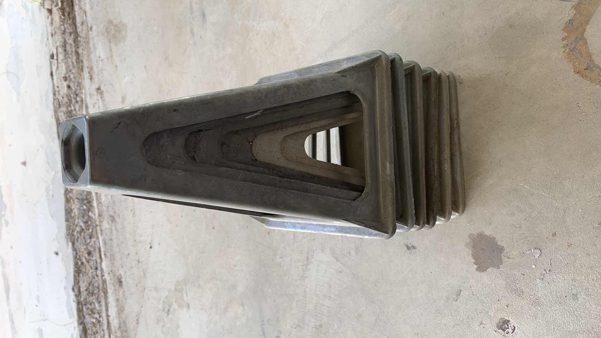 Photo 1 of 7-METAL STACK JACK BASES 9” TALL