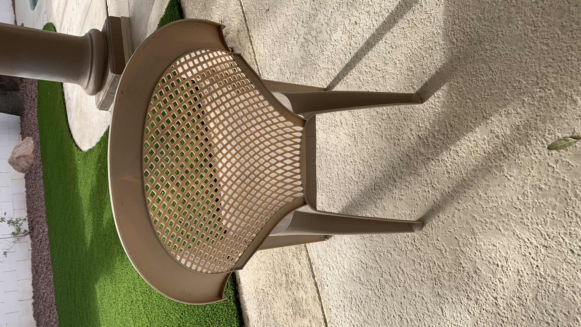 Photo 1 of 6-PLASTIC STACKABLE CHAIRS