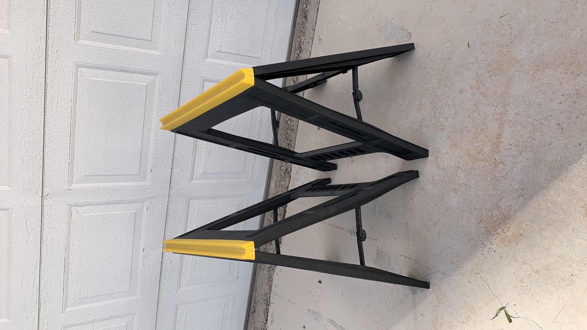Photo 1 of 2-PLASTIC SAW HORSES