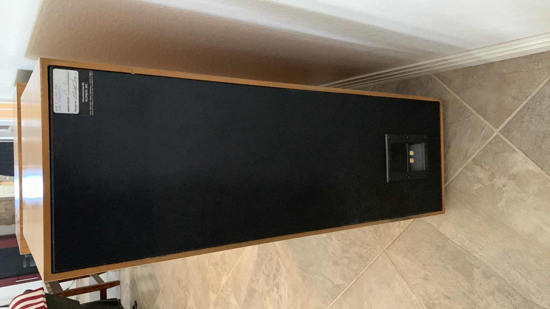 View 4 of 2-KLIPSCH KG 5.5 STEREO SPEAKERS IN LIGHT OAK