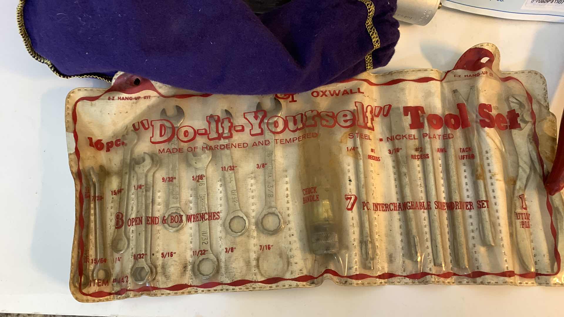 Photo 1 of 2-PLASTIC UTILITY BOXES, PROPANE LANTERN LIGHT, AND COFFEE MAKER