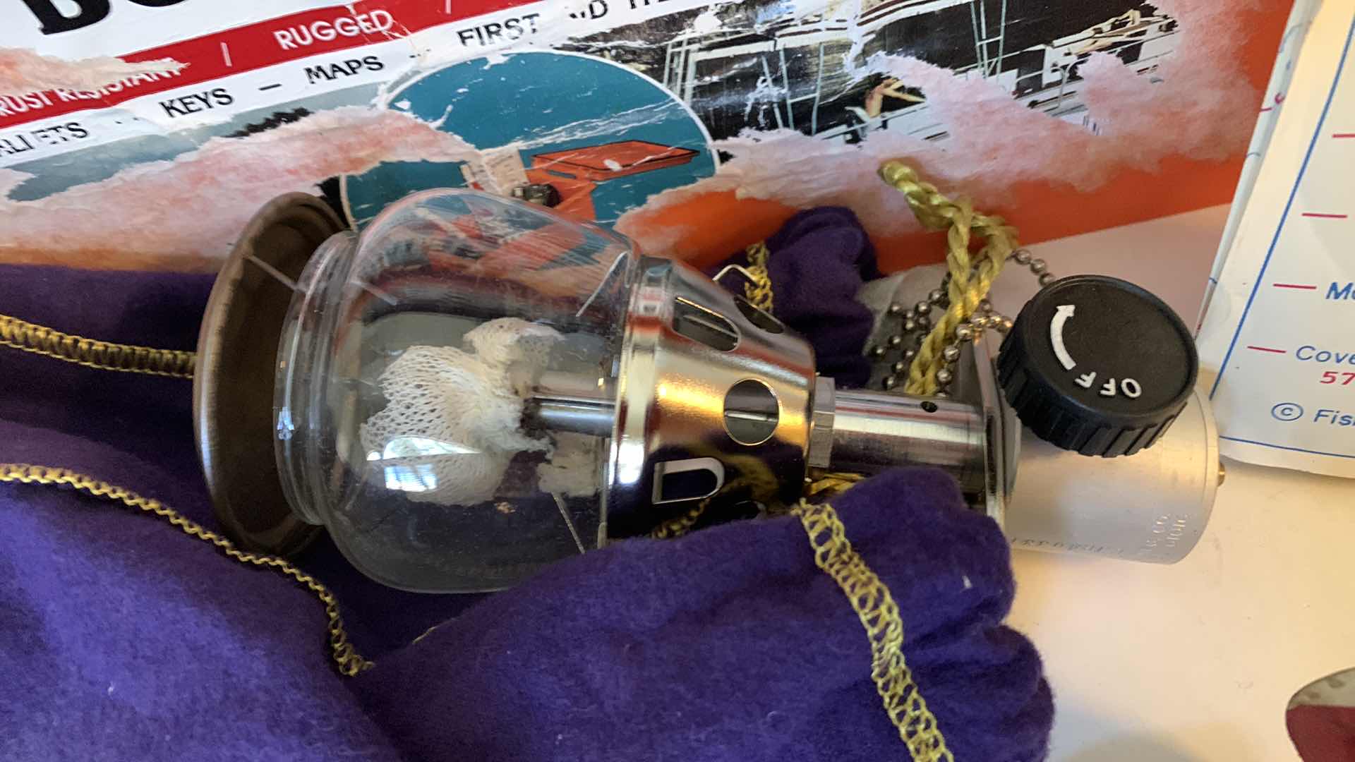 Photo 1 of 2-PLASTIC UTILITY BOXES, PROPANE LANTERN LIGHT, AND COFFEE MAKER