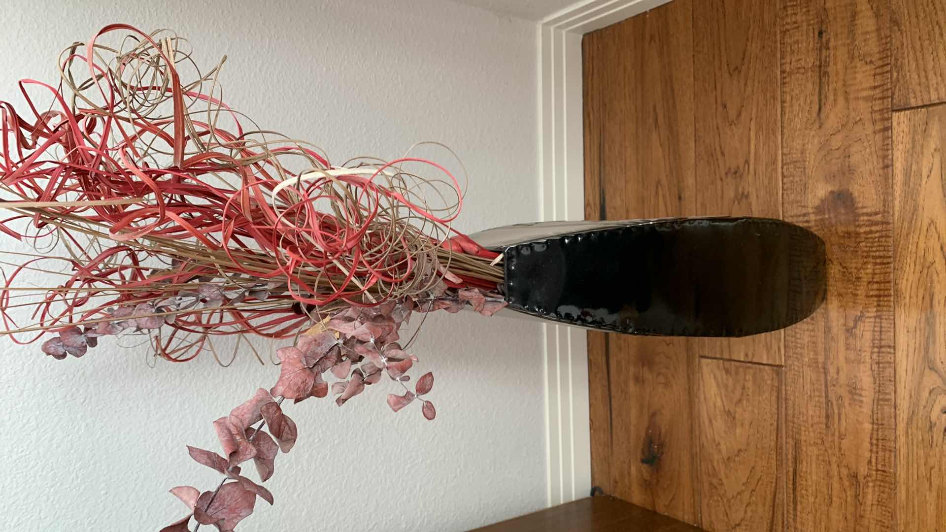 Photo 1 of ALUMINUM VASE 45” TALL WITH REEDS