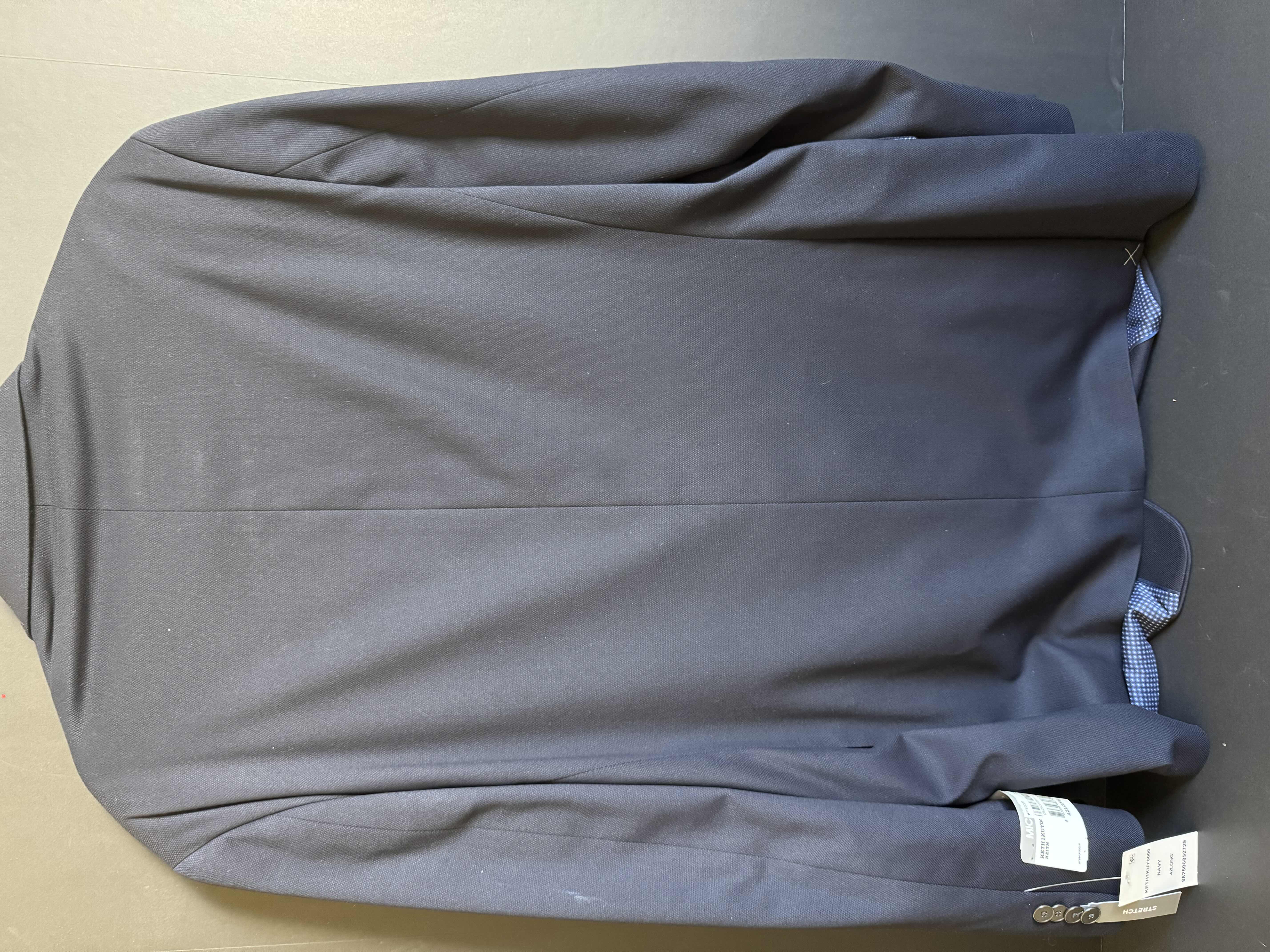 Photo 3 of 295
BRAND NEW MENS NAVY BLUE MICHAEL KORS SPORT COAT SIZE 42 LONG