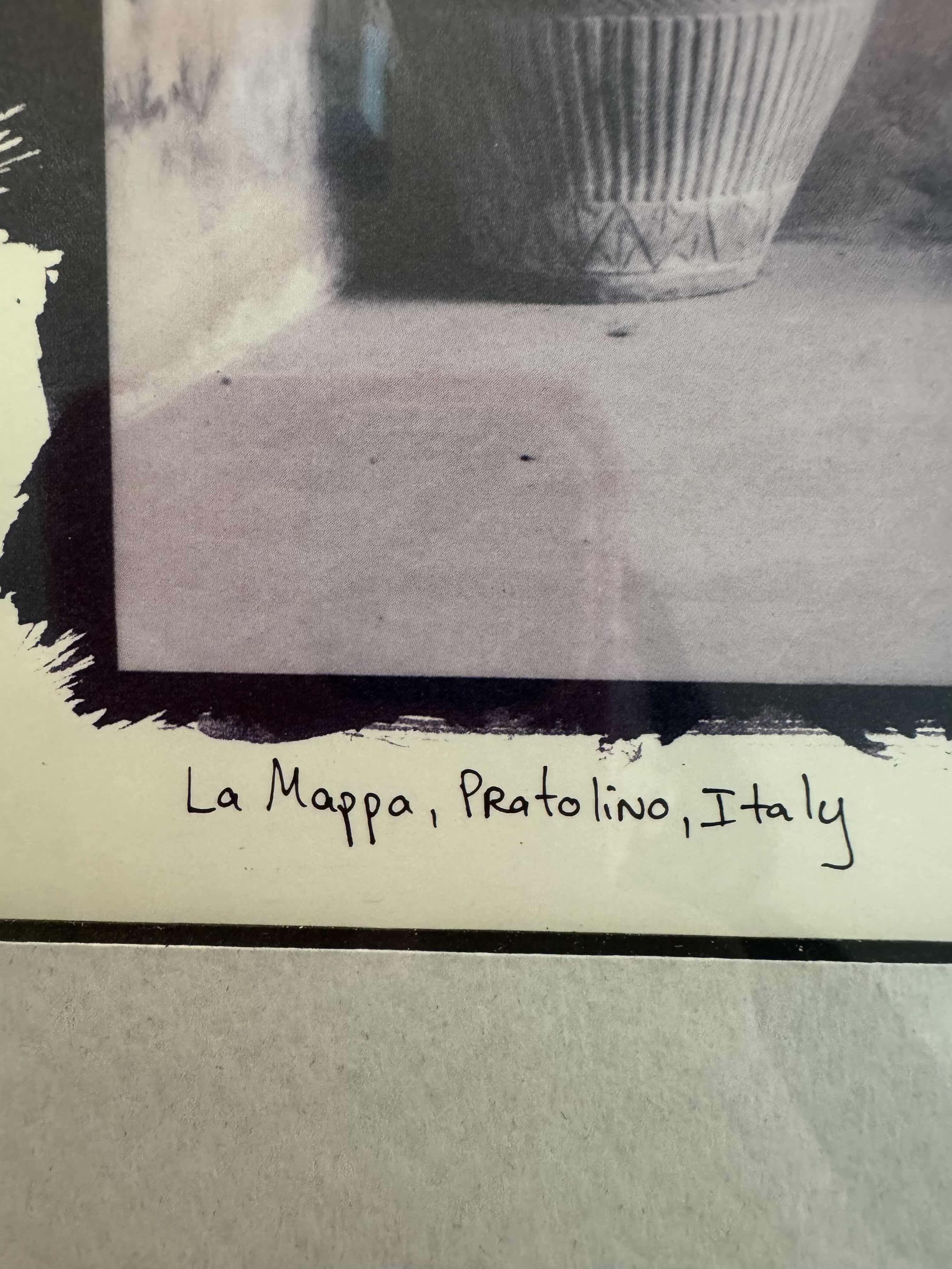 Photo 1 of LA MAPPA PRATOLINO ITALY BY ALAN BLAUSTEIN, FRAMED PHOTOGRAPH VINTAGE ARTWORK, 18.5"W X 18.5"H
