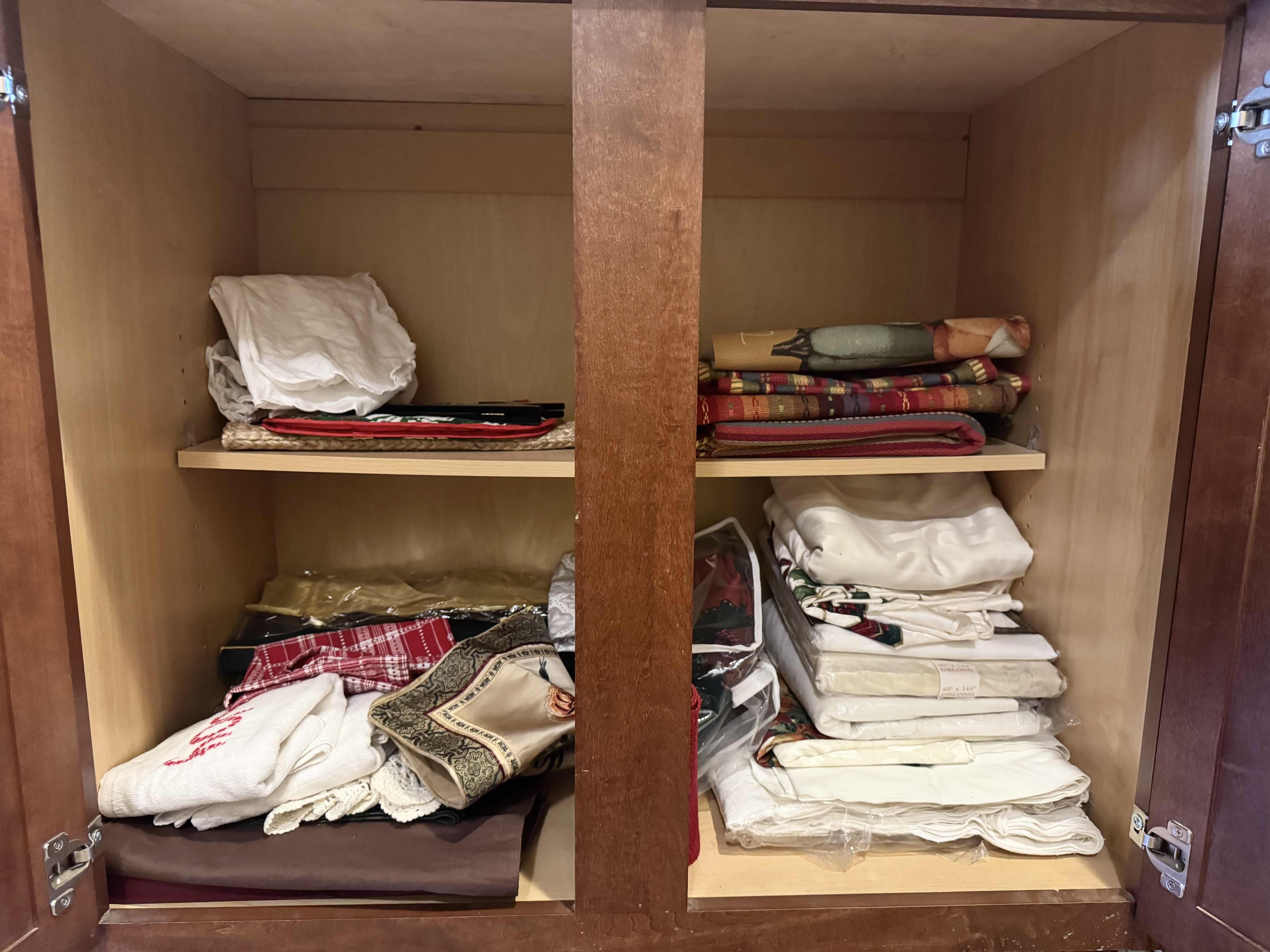 Photo 1 of CONTENTS OF LINENS CABINET