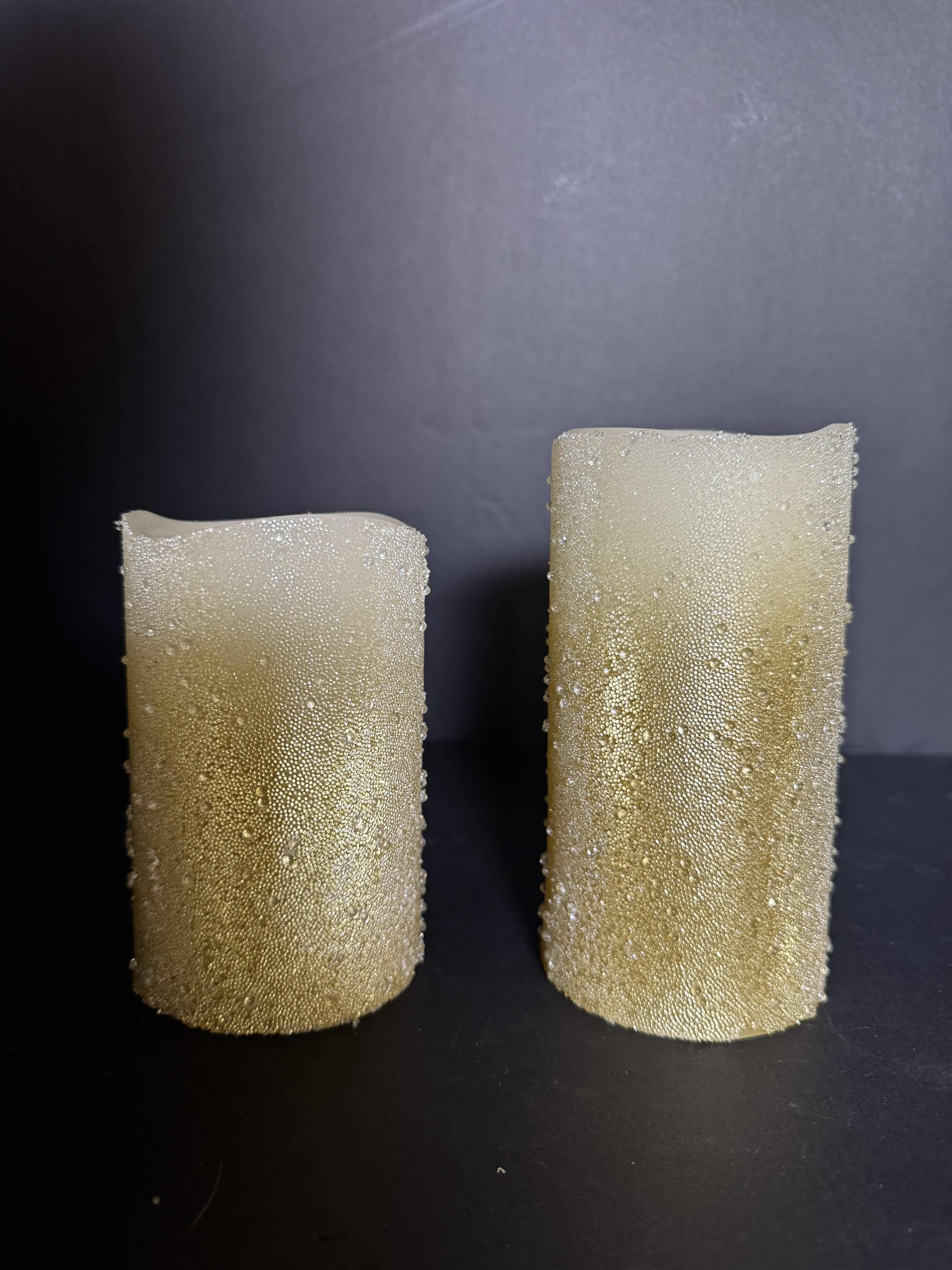 Photo 1 of 2 CANDLE HOLDERS WITH CANDLES 13.5”H
1 LED CANDLE 6”H
1 LED CANDLE 5”H