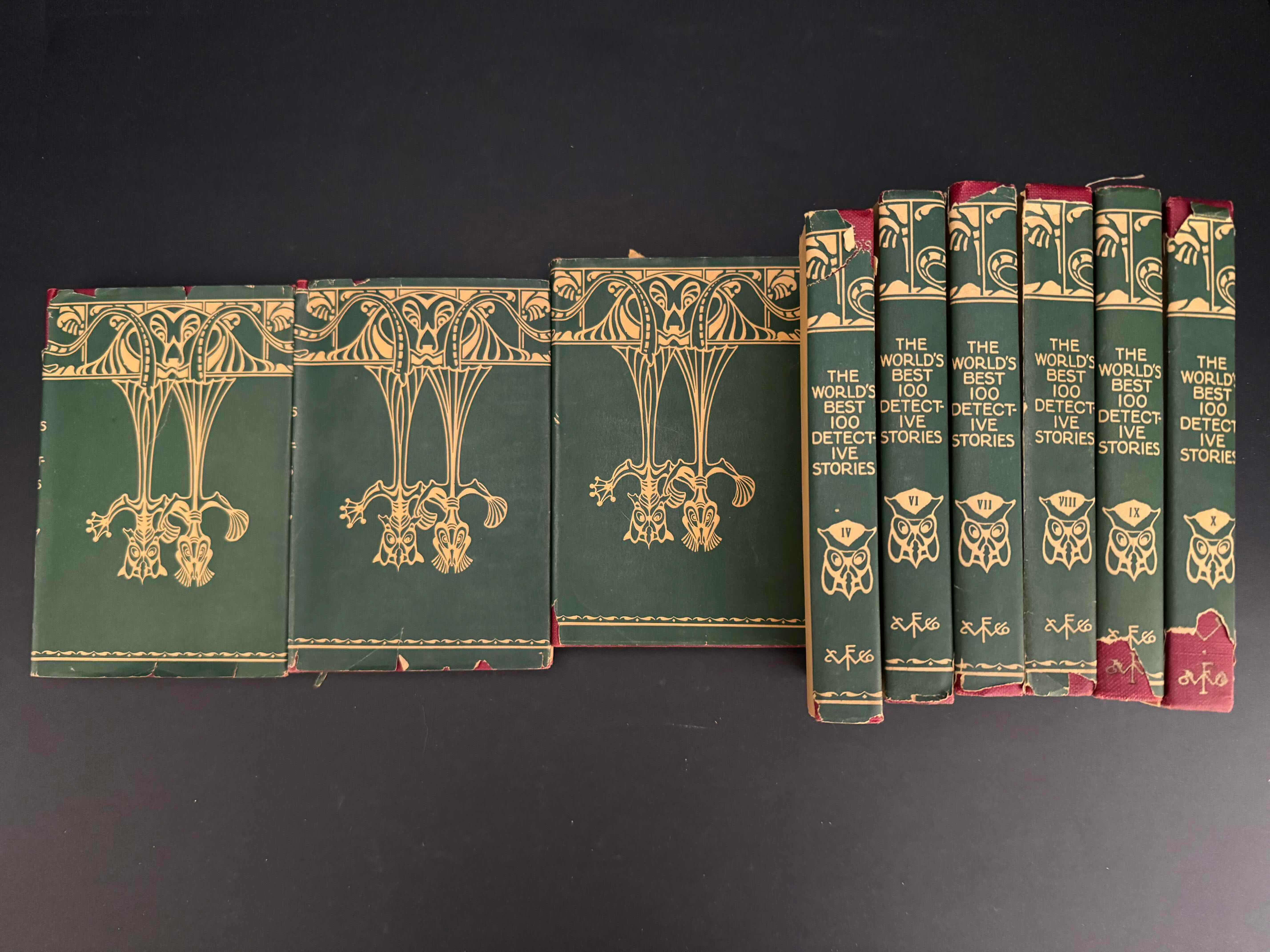 Photo 2 of 9- VINTAGE BOOKS. THE WORLDS BEST 100 DETECTIVE STORIES PUBLISHED 1929