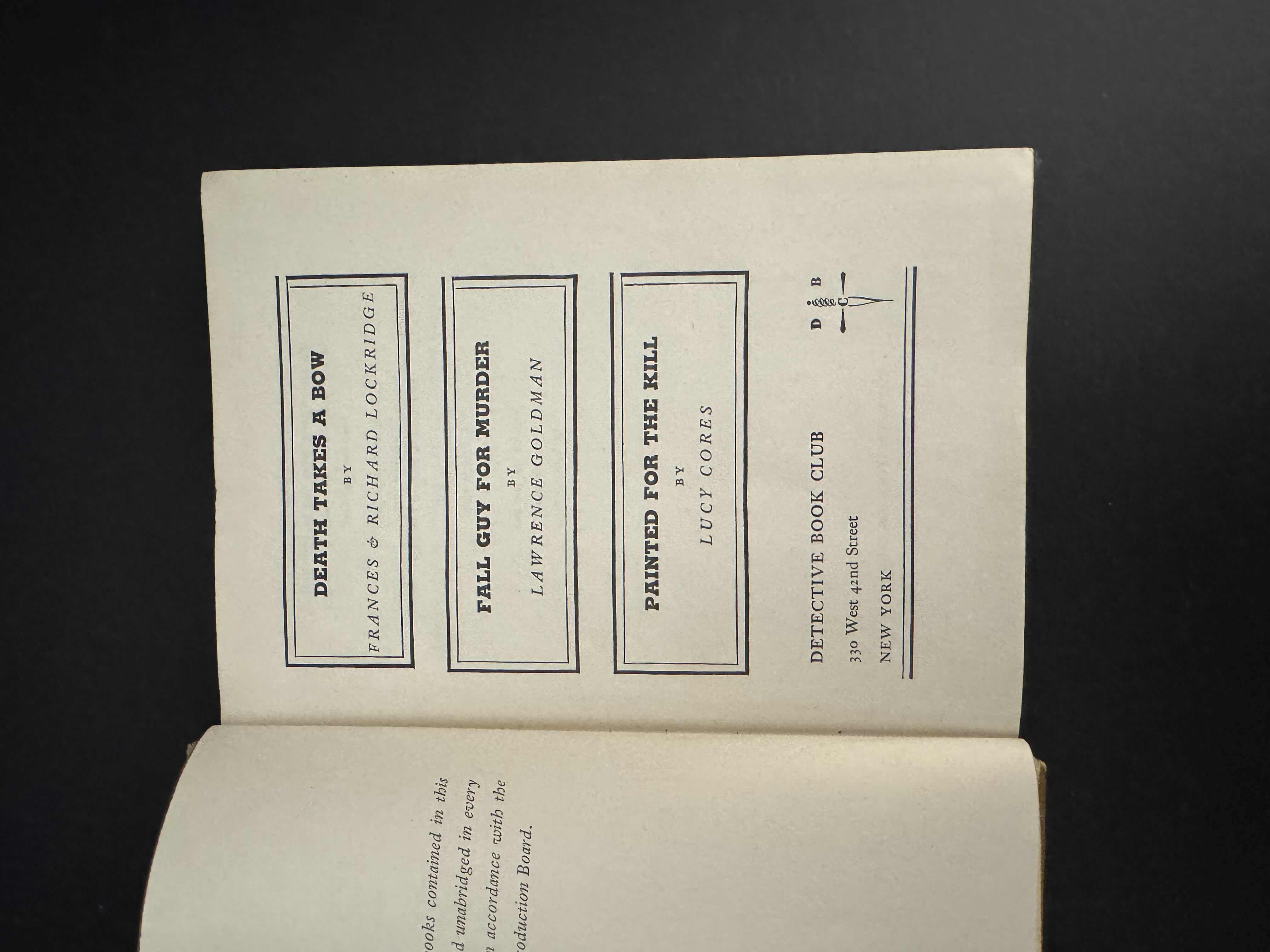 Photo 1 of 3- VINTAGE BOOKS. HARD BOUND DETECTIVE BOOK CLUB BOOKS