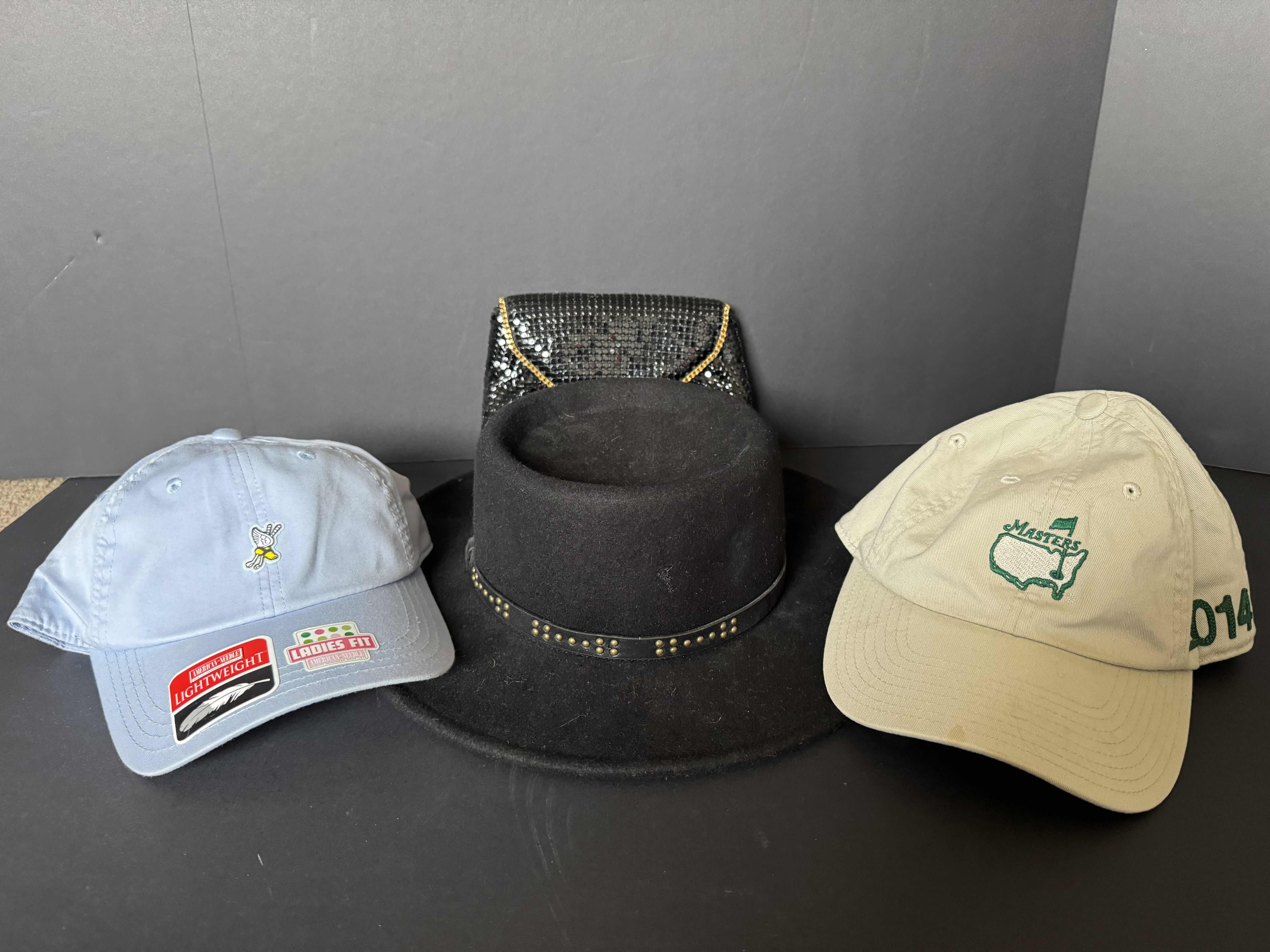 Photo 1 of 3 HATS AND (1) SEQUINED CLUTCH