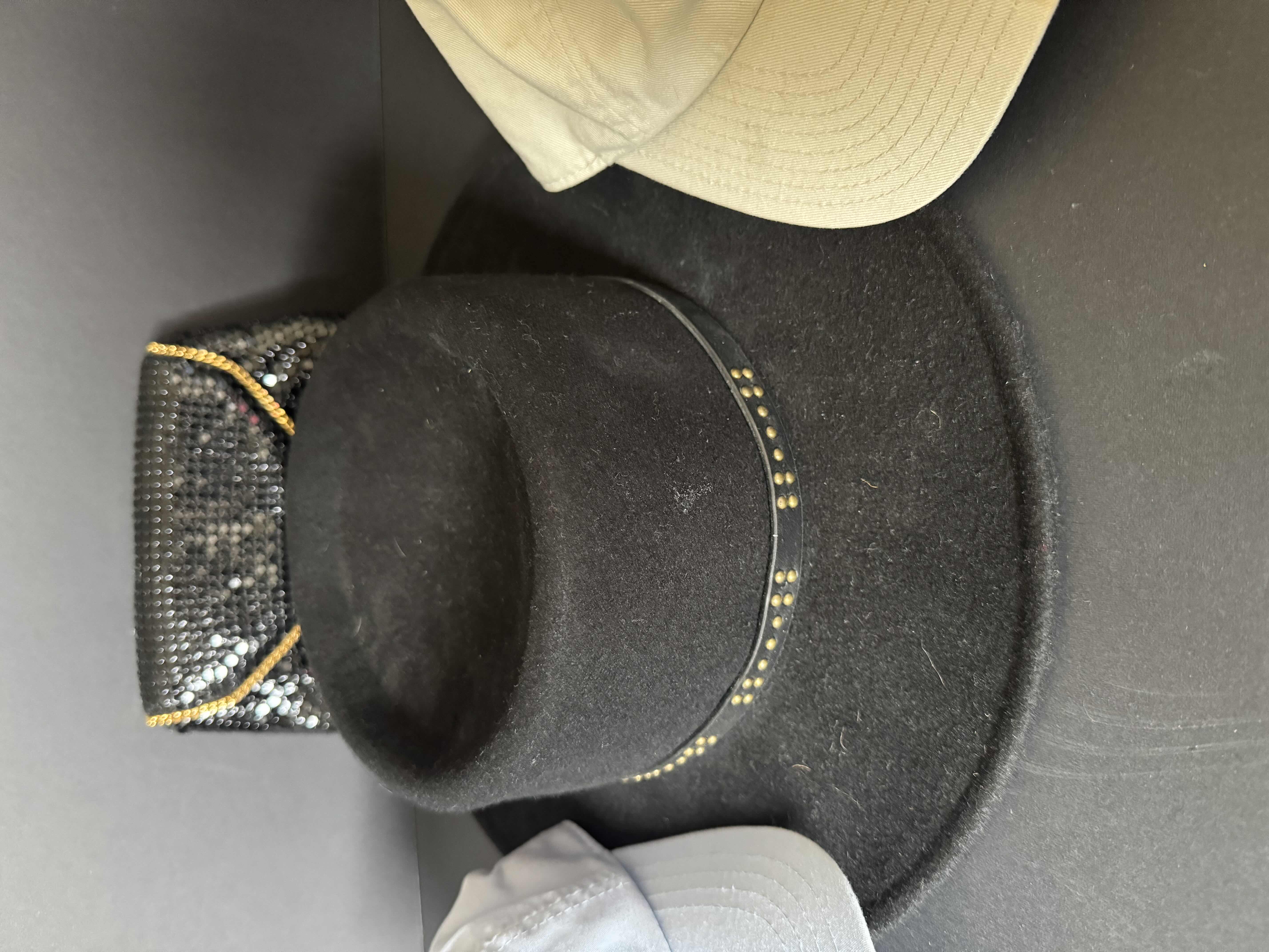 Photo 1 of 3 HATS AND (1) SEQUINED CLUTCH